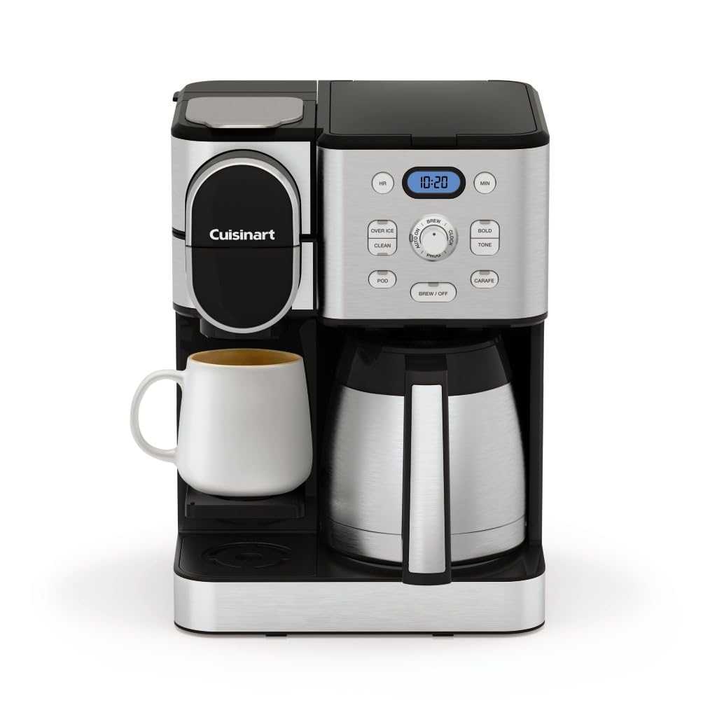 cuisinart-coffee-center-ss-21nas-10-cup-thermal-carafe-single-serve-coffee-maker image 6