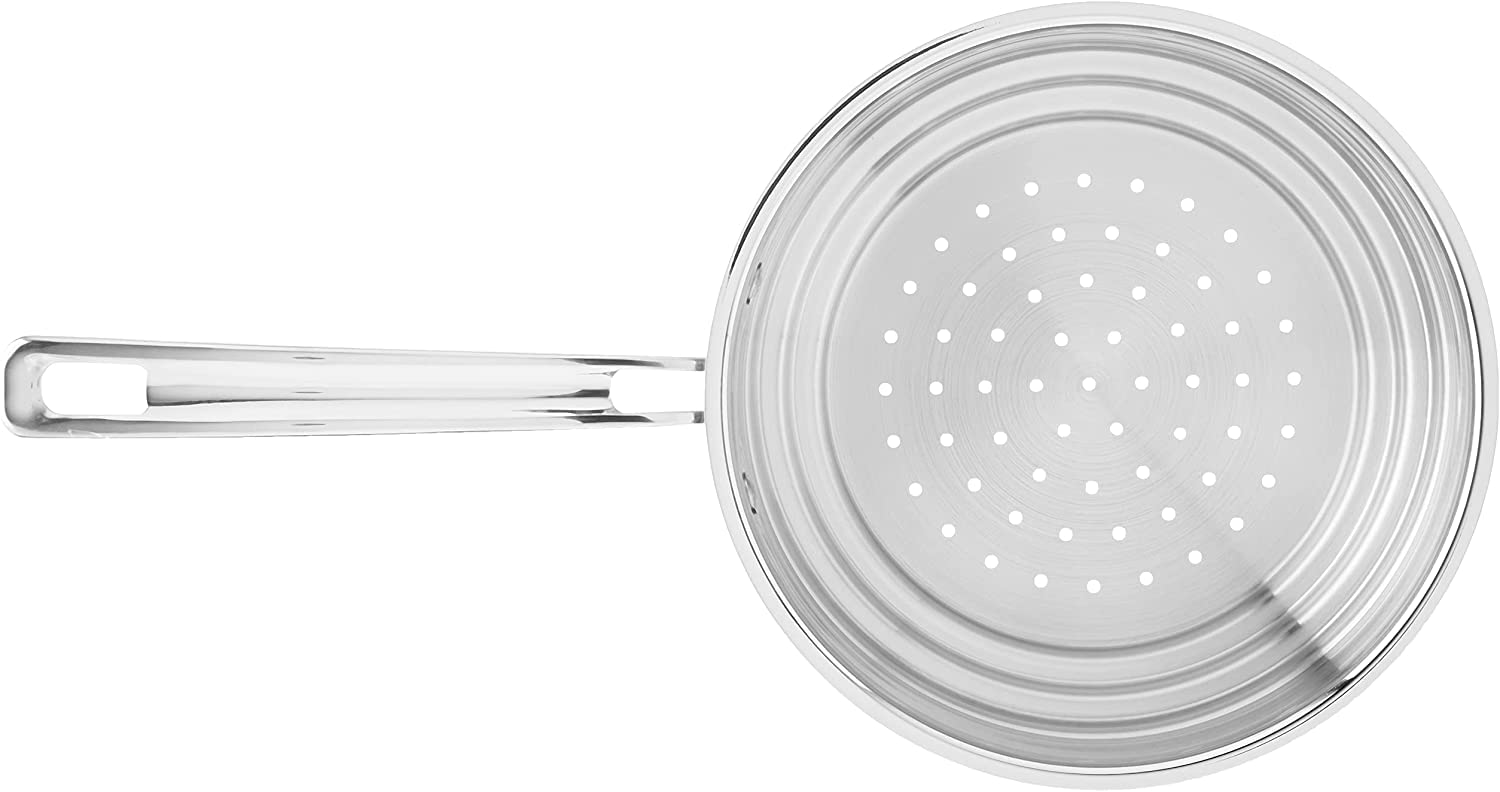 cuisinart-multiclad-pro-20cm-stainless-skillet-with-universal-steamer image 3