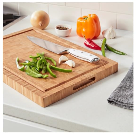 cuisinart-17-inch-reversible-end-grain-bamboo-cutting-board-with-embedded-handle image 4