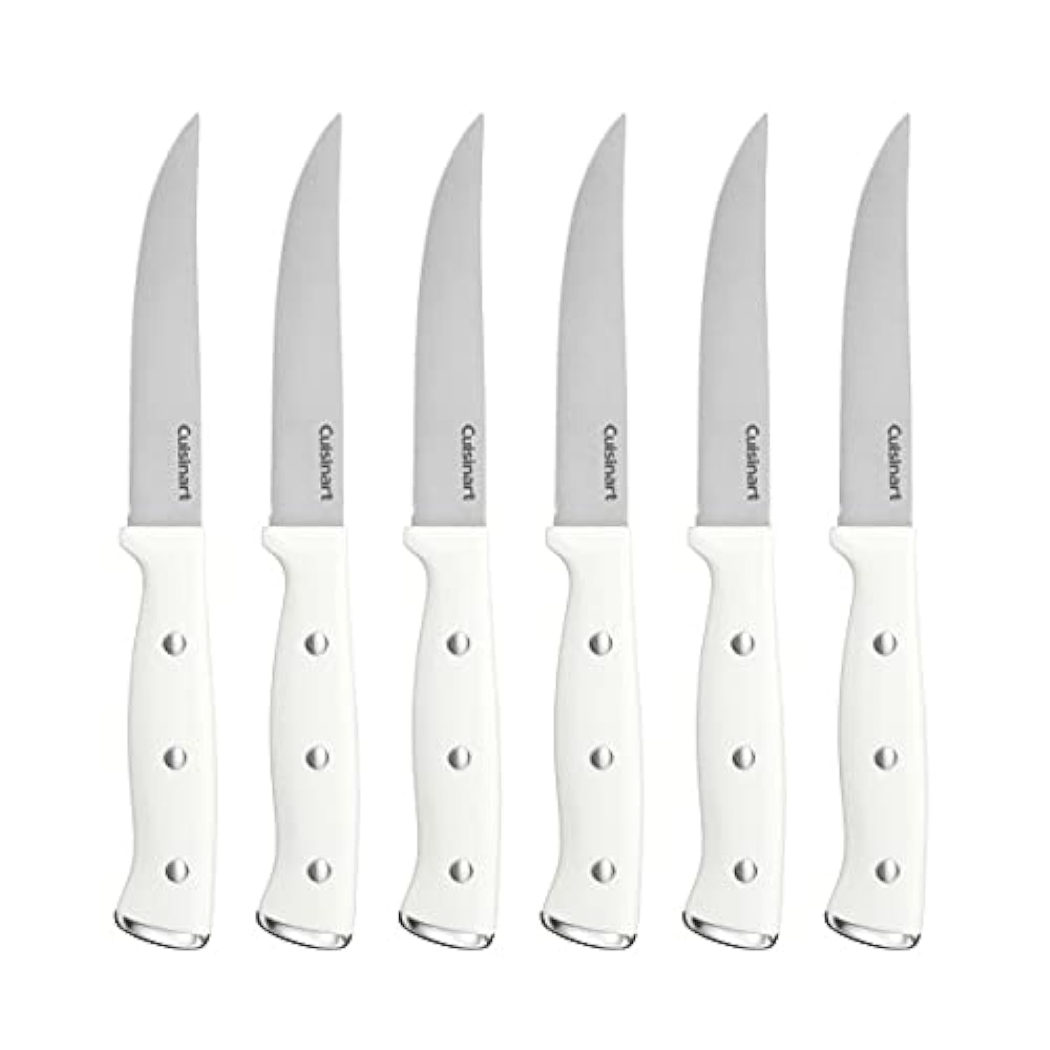 cuisinart-c77wtr-6psk-white-triple-rivet-steak-knife-set-6-piece image 1