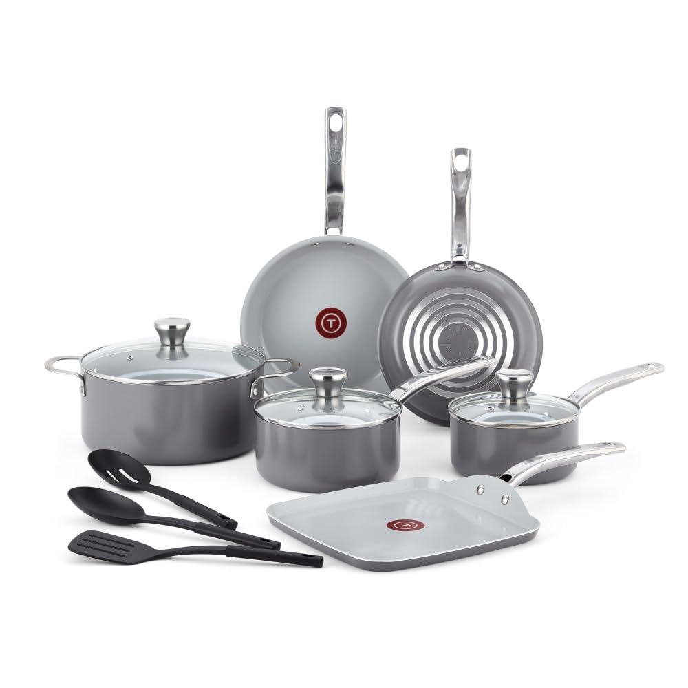 t-fal-fresh-gourmet-recycled-ceramic-non-stick-12-piece-cookware-set-grey image 1