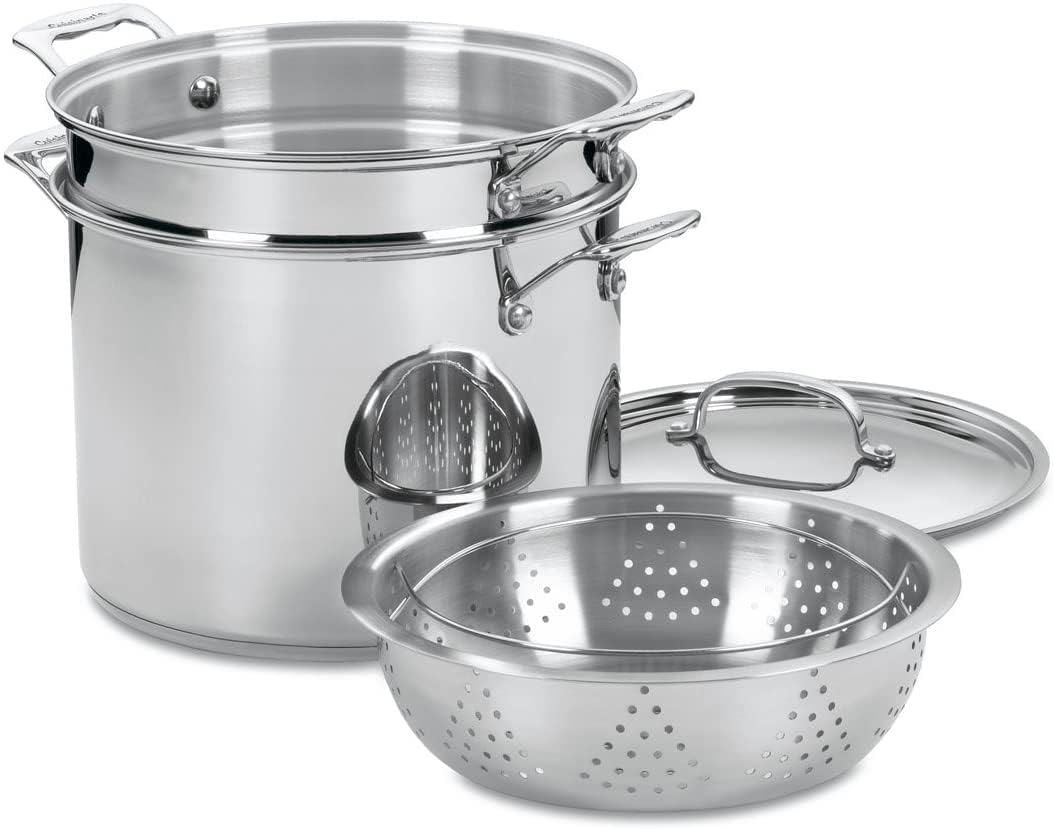 cuisinart-chef-s-classic-12-quart-stainless-steel-pasta-steamer-set-4-piece-77-4 image 1
