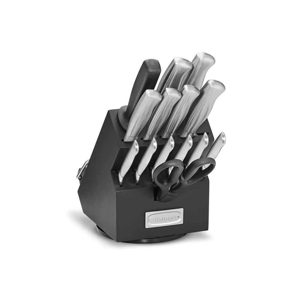 cuisinart-c77ss-15pbr-15-piece-stainless-steel-rotating-knife-block-set image 1