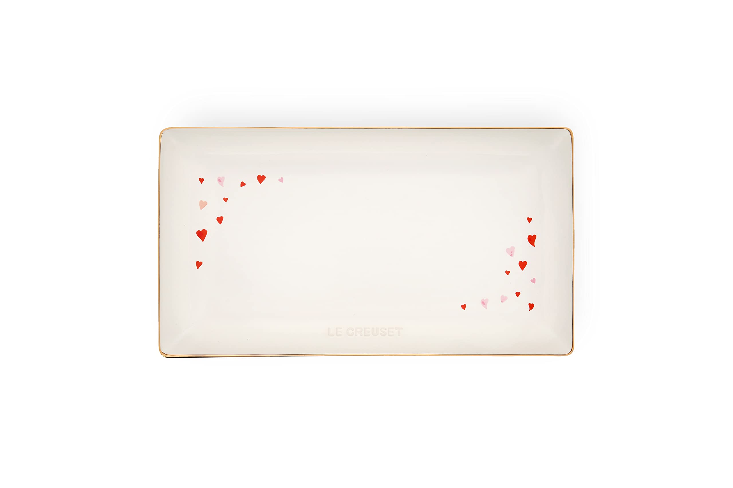 le-creuset-l-amour-stoneware-rectangular-hostess-tray-11-25-x-6-25-in-white-with image 1