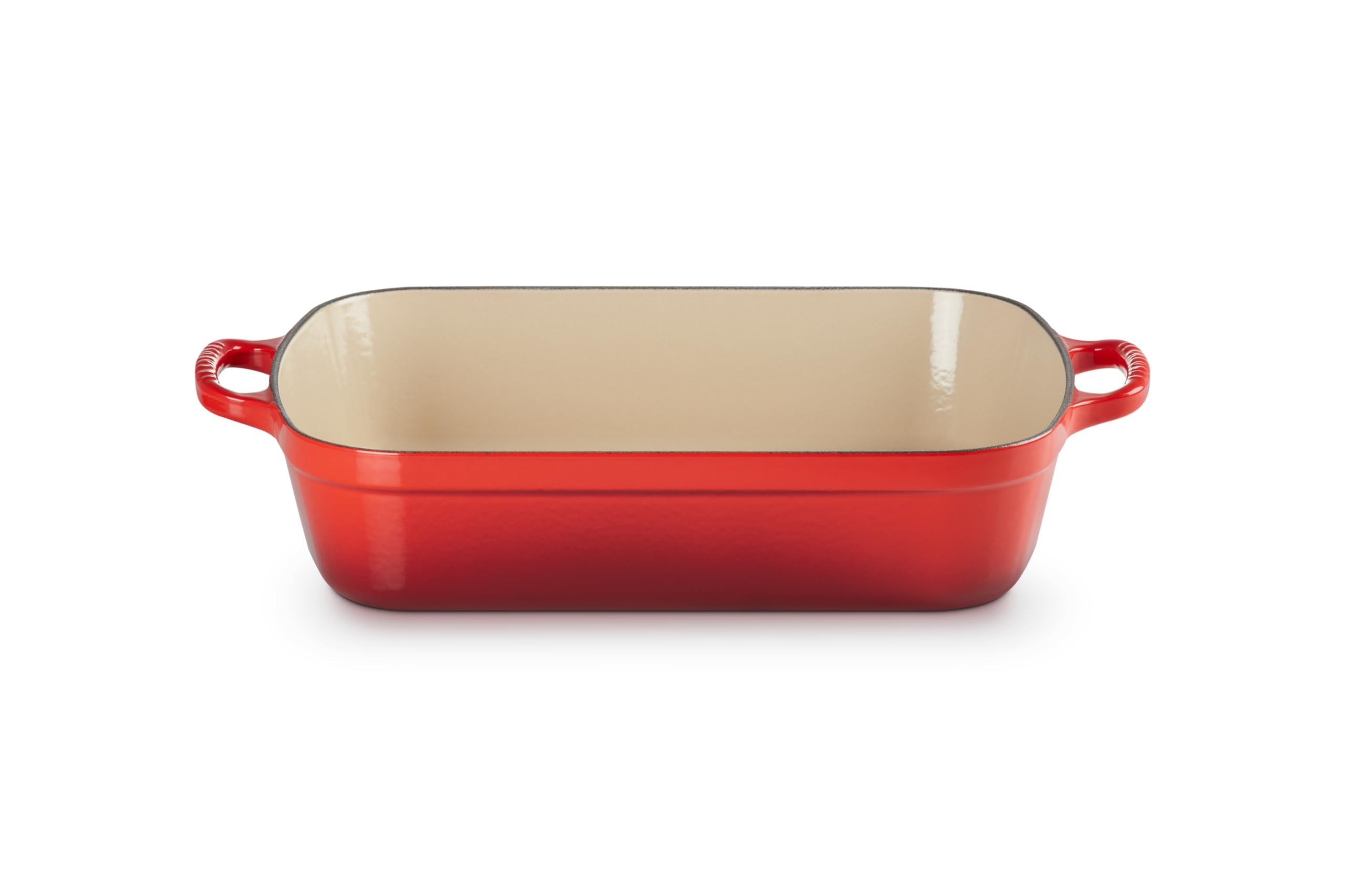 le-creuset-enameled-cast-iron-signature-rectangular-roaster-5-25-qt-cerise image 2