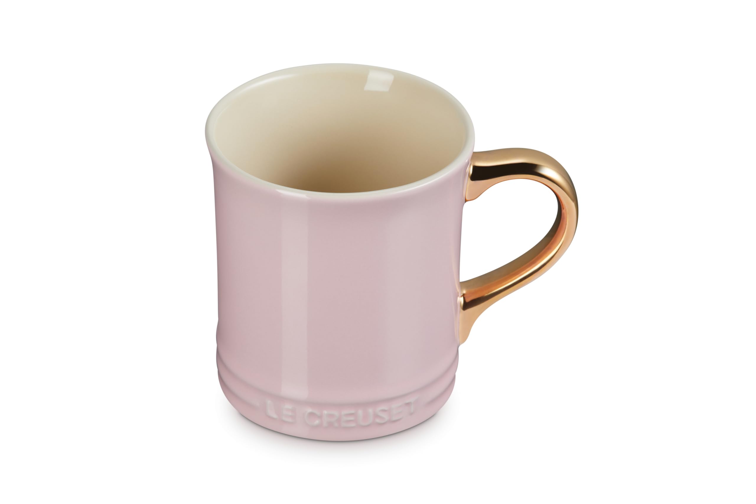 le-creuset-vancouver-mug-with-gold-metallic-handle-14-oz-chiffon-pink image 2