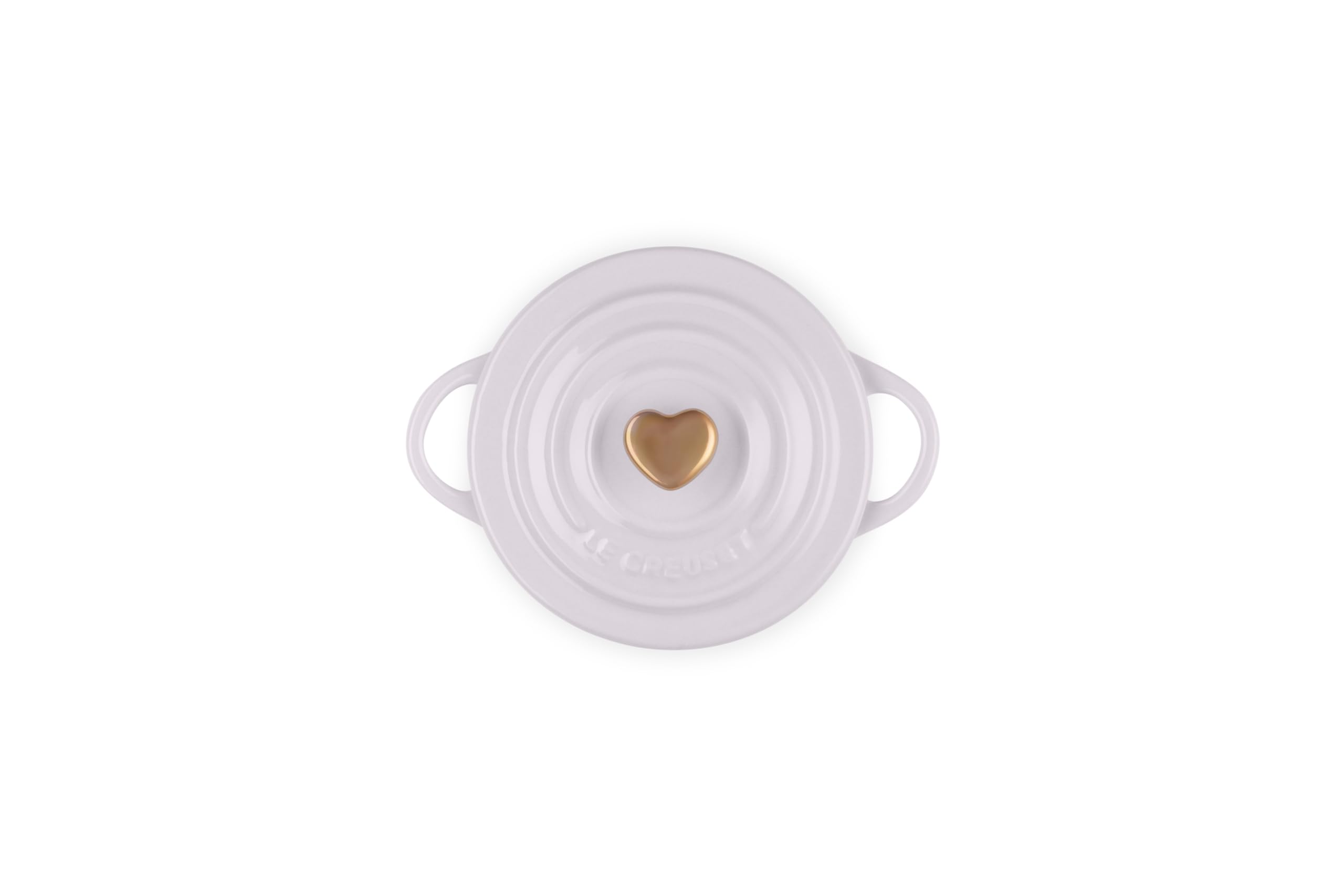 le-creuset-stoneware-mini-round-cocotte-8oz-shallot-with-gold-heart-knob-pack-of image 2