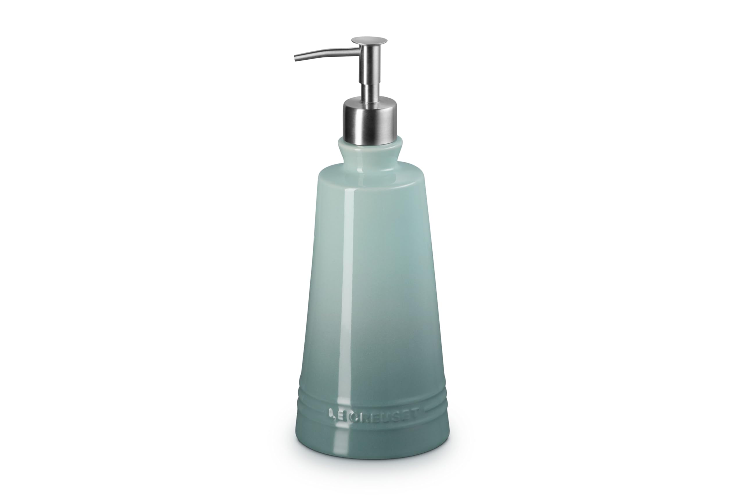 le-creuset-stoneware-signature-soap-dispenser-20-oz-sea-salt image 1