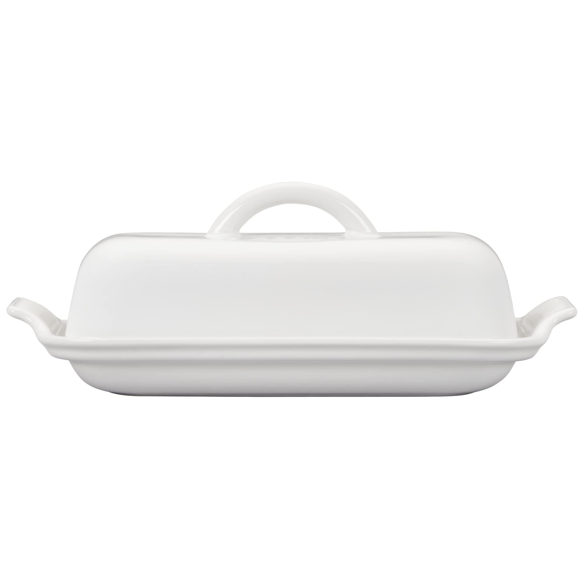 le-creuset-stoneware-heritage-butter-dish-white image 4