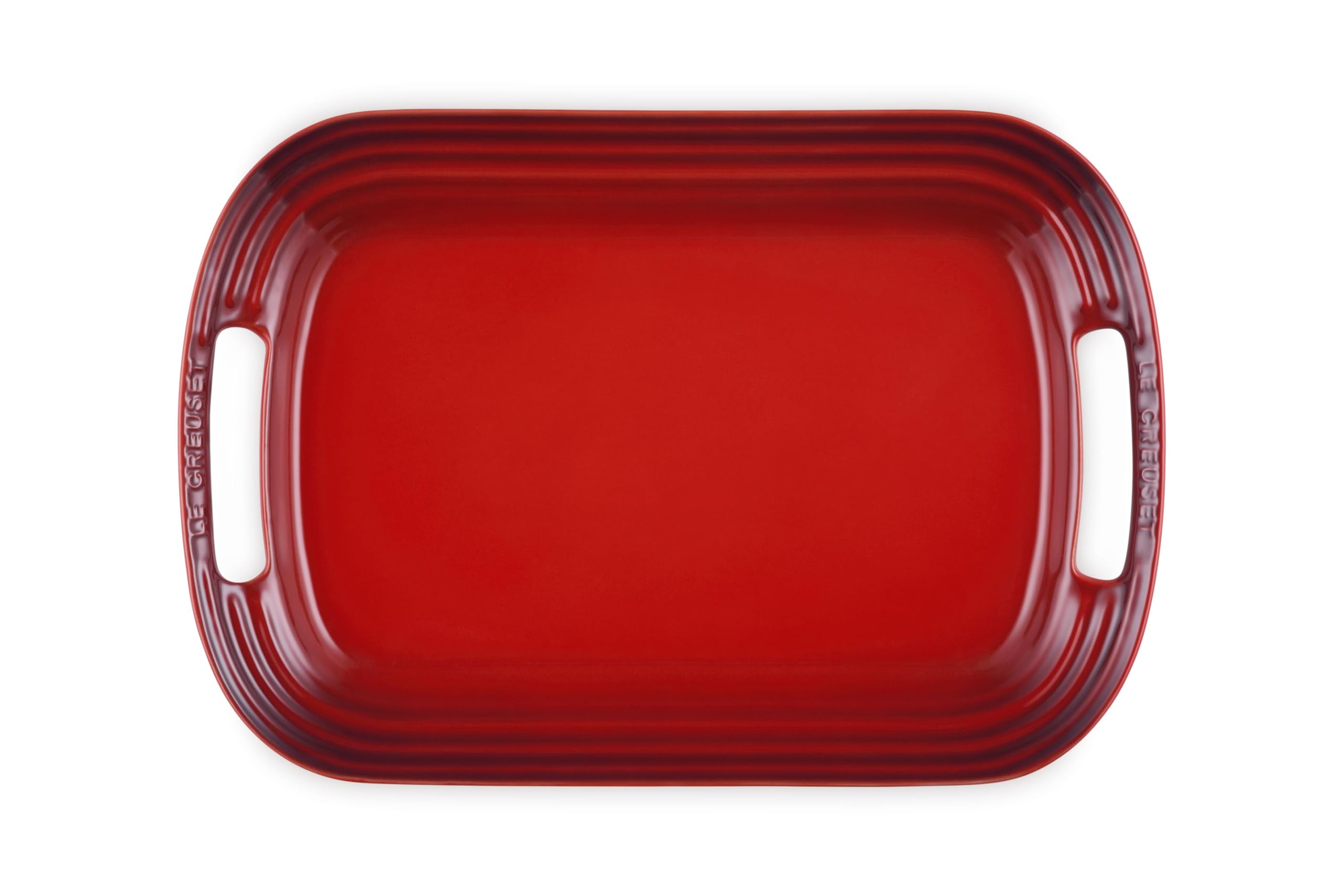 le-creuset-stoneware-serving-platter-14-in-cerise image 4