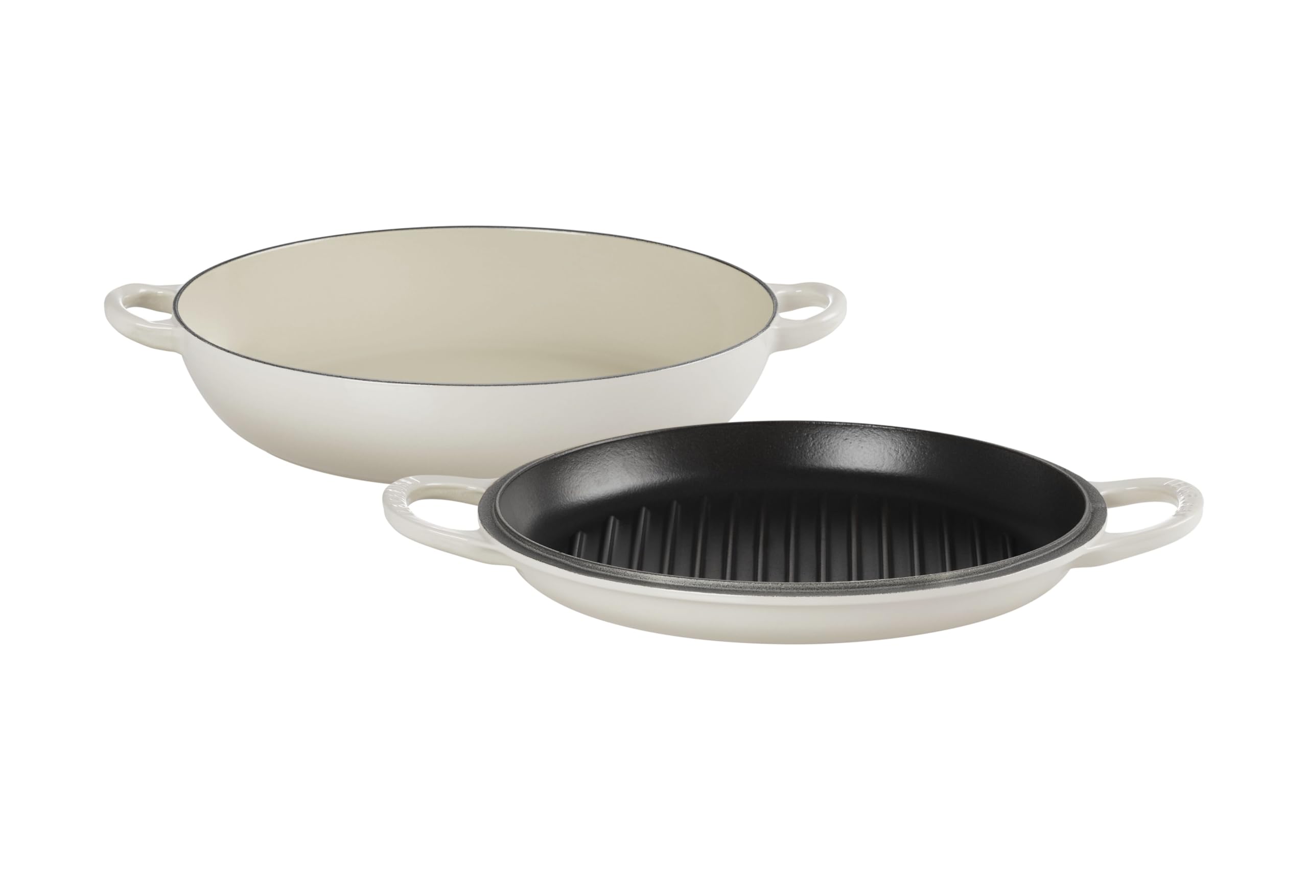 le-creuset-enameled-cast-iron-multifunction-braiser-with-grill-pan-lid-3-5-qt-ar image 5
