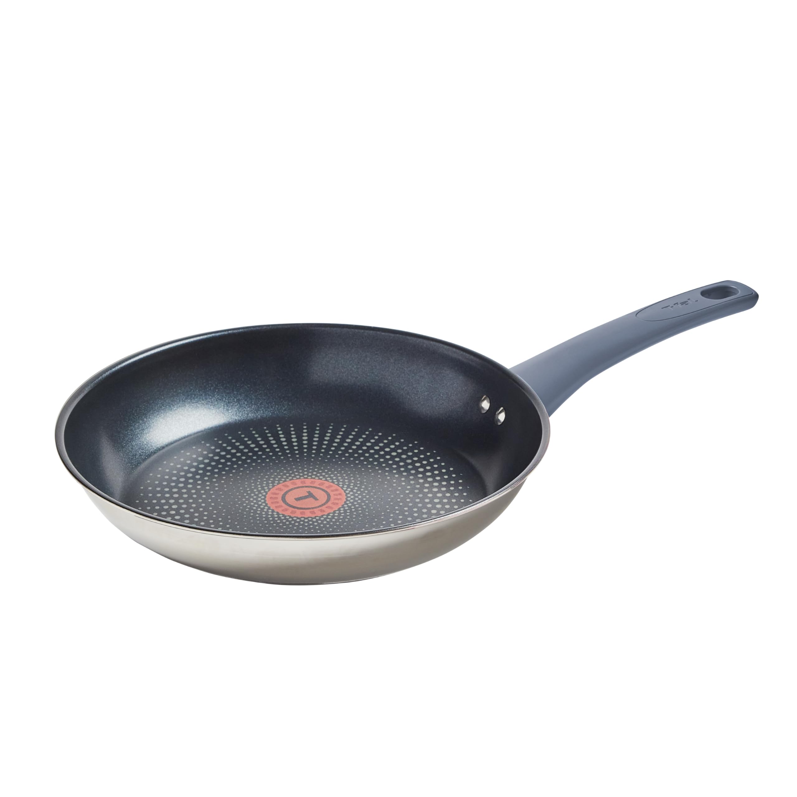 t-fal-essentials-stainless-steel-nonstick-fry-pan-10-5-inch-induction-compatible image 1