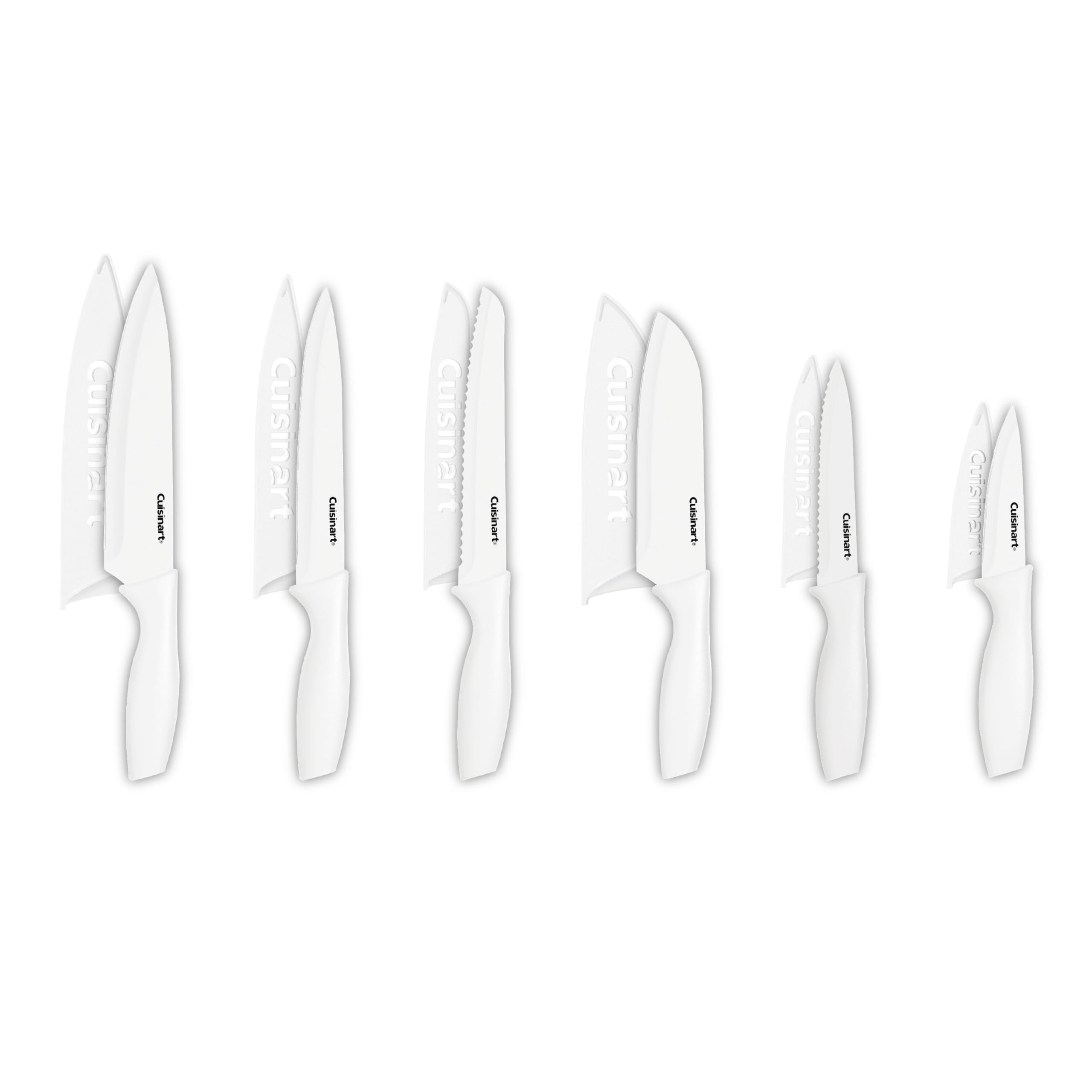 cuisinart-advantage-12-piece-ceramic-coated-knife-set-with-blade-guards-soft-bla image 3
