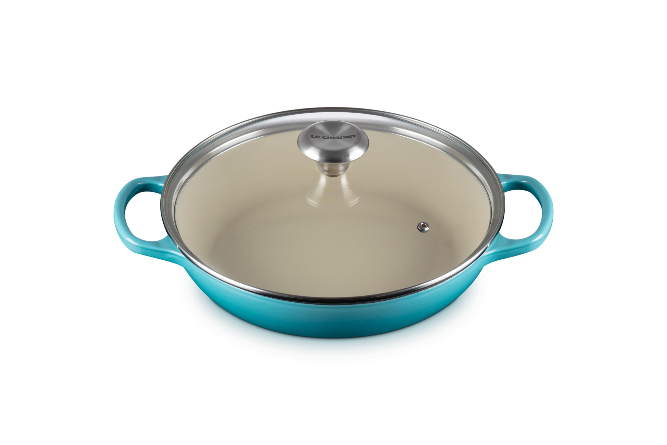 le-creuset-enameled-cast-iron-signature-round-braiser-2-25-qt-caribbean image 1