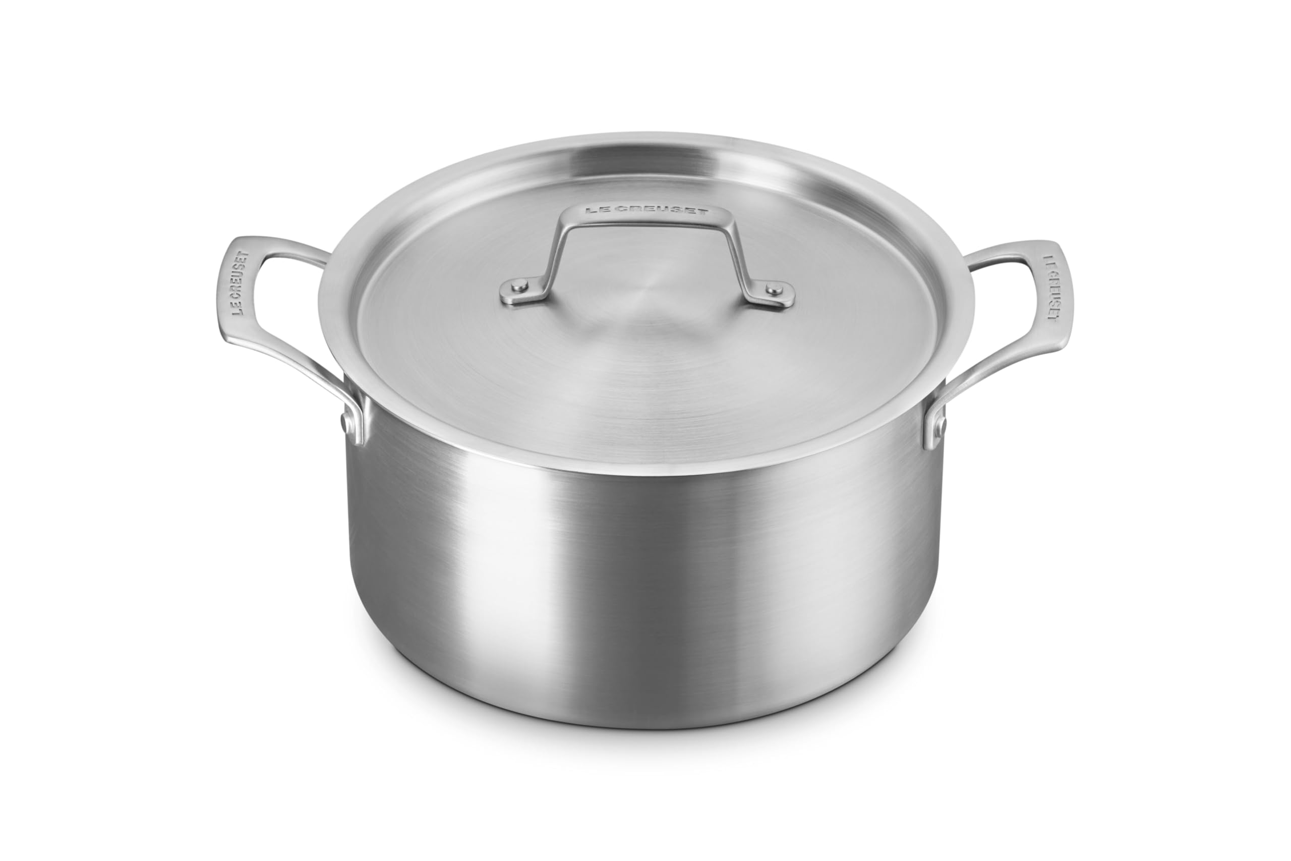 le-creuset-essential-stainless-steel-deep-round-stockpot-6-25-qt image 1