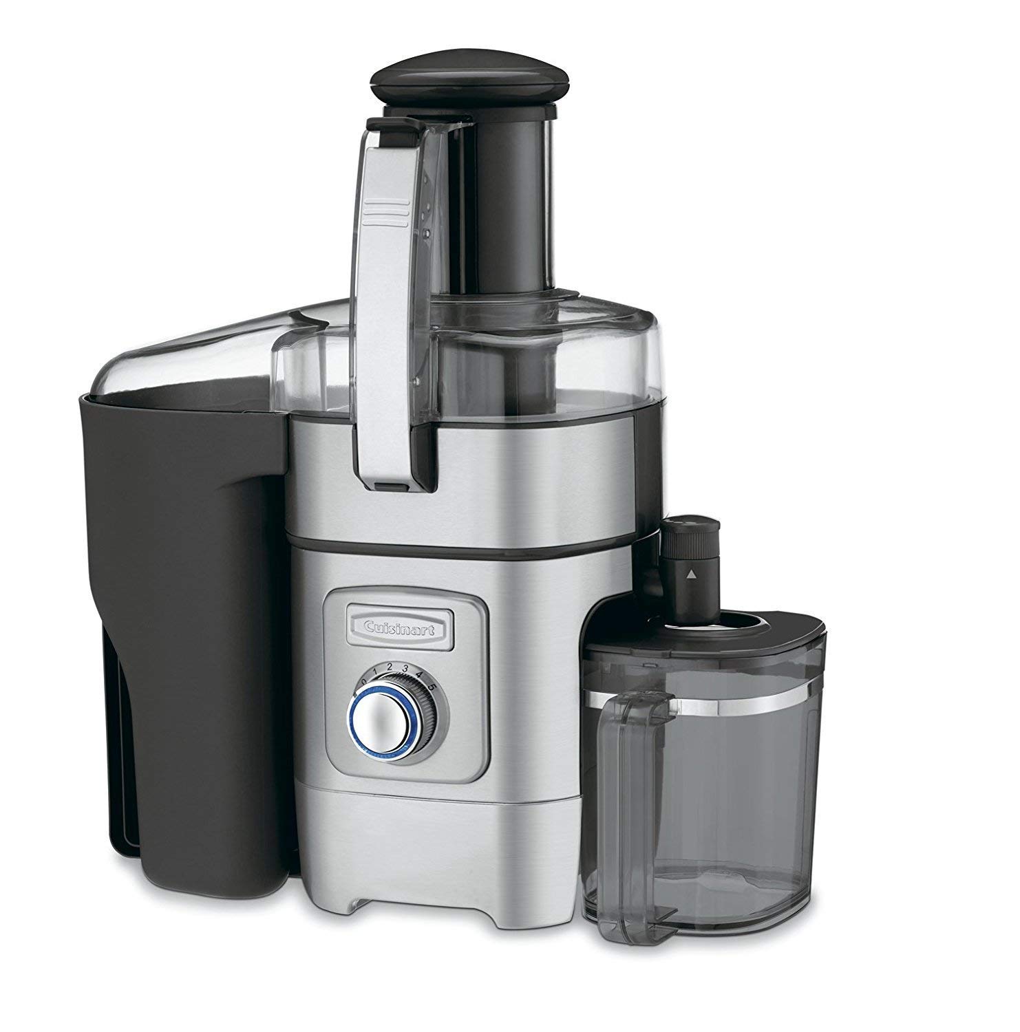 cuisinart-cje-1000p-die-cast-juice-extractor-1000-watt-5-speed-silver-black image 2