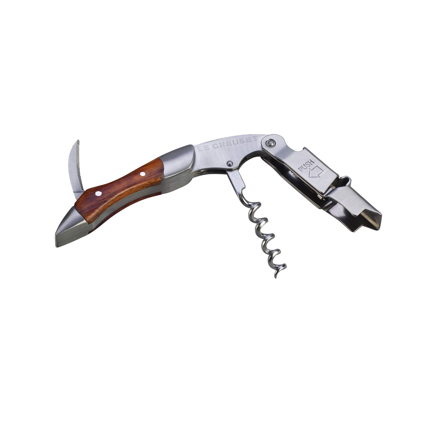 le-creuset-waiter-s-friend-corkscrew-with-wood-handle image 1