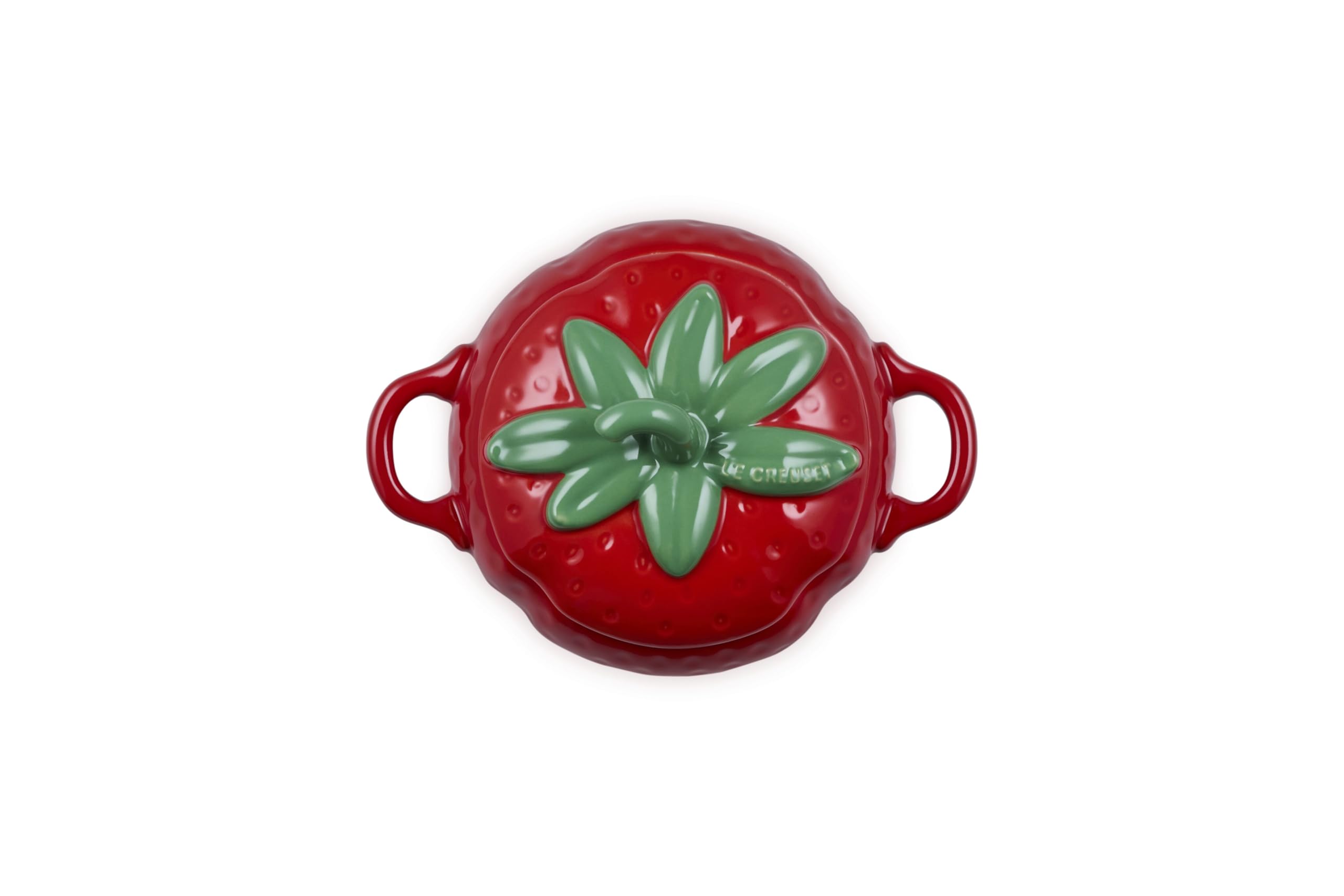 le-creuset-stoneware-strawberry-mini-cocotte-19-oz-cerise image 3