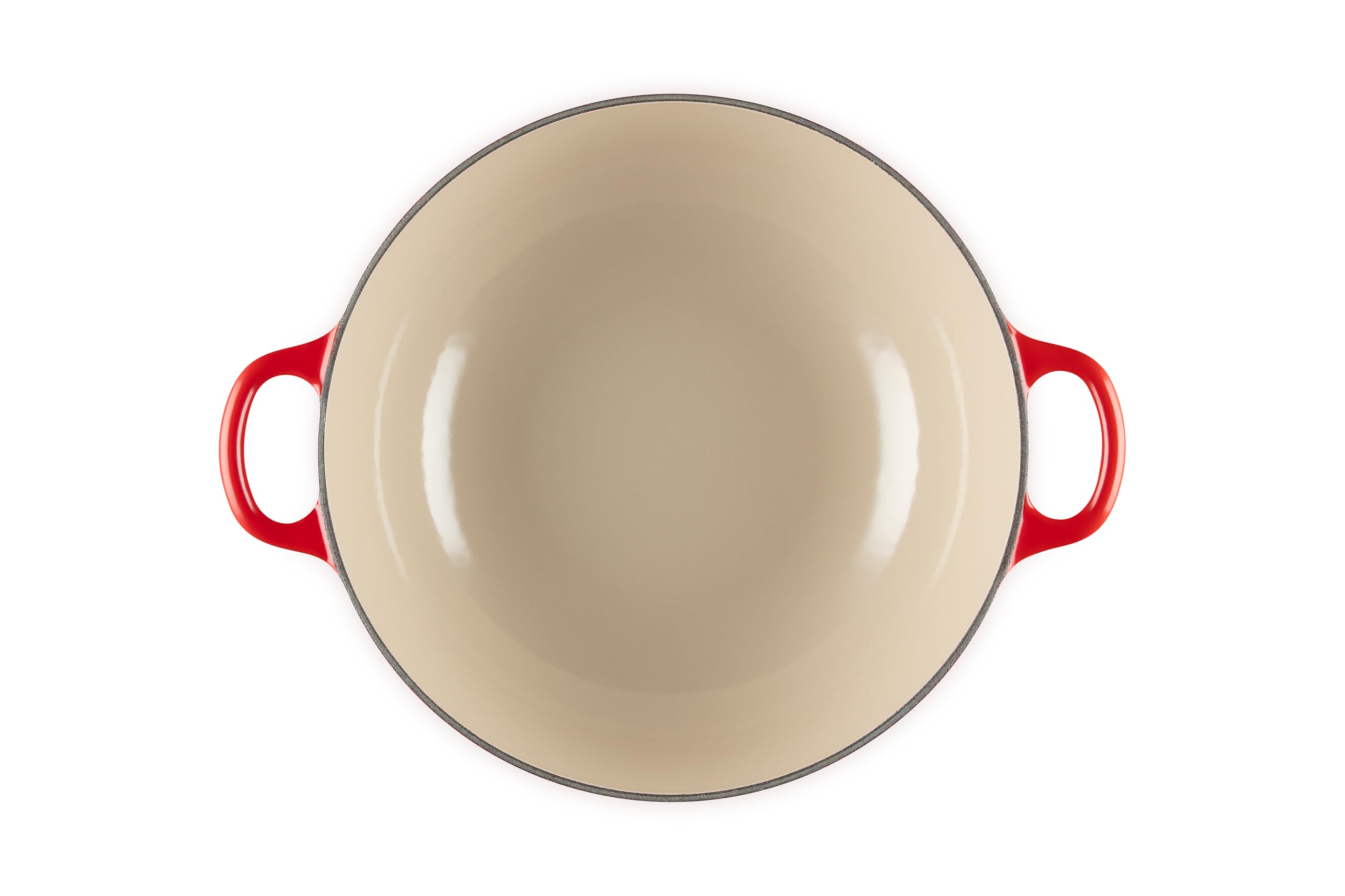 le-creuset-enameled-cast-iron-holly-collection-soup-pot-4-5-qt-cerise-with-gold- image 3