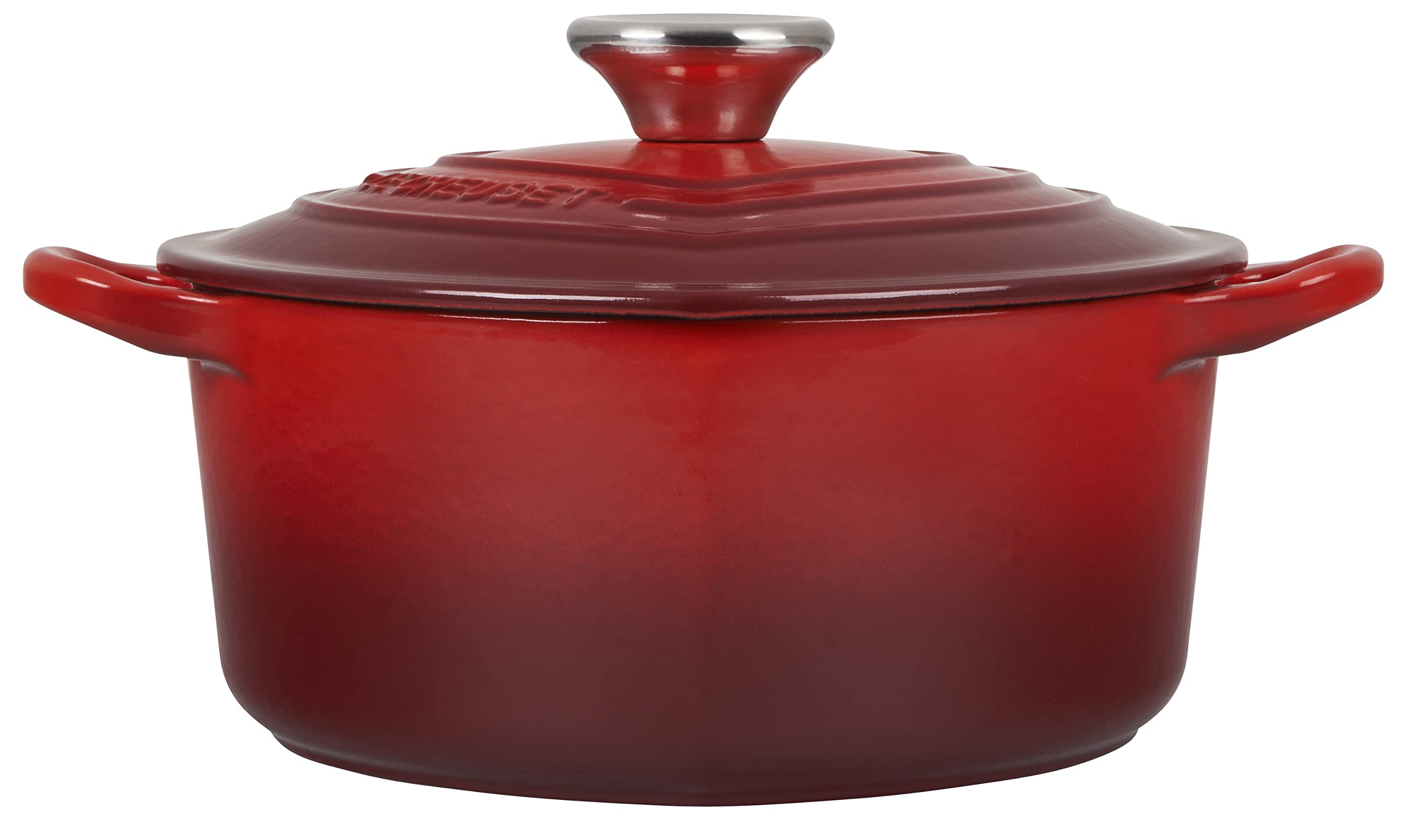 le-creuset-signature-enameled-cast-iron-figural-heart-cocotte-2-quart-cerise-wit image 2