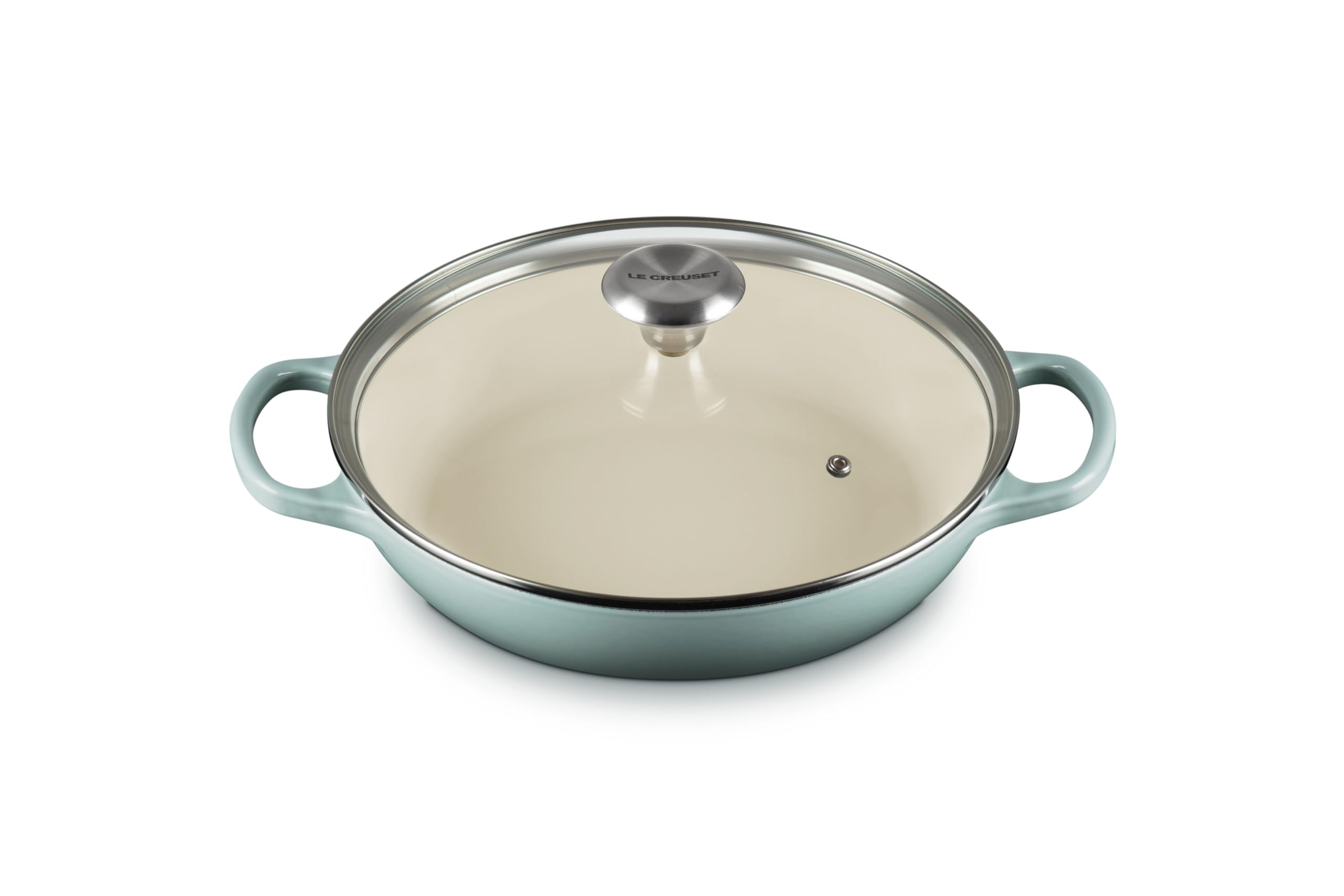 le-creuset-enameled-cast-iron-signature-round-braiser-2-25-qt-sea-salt image 1