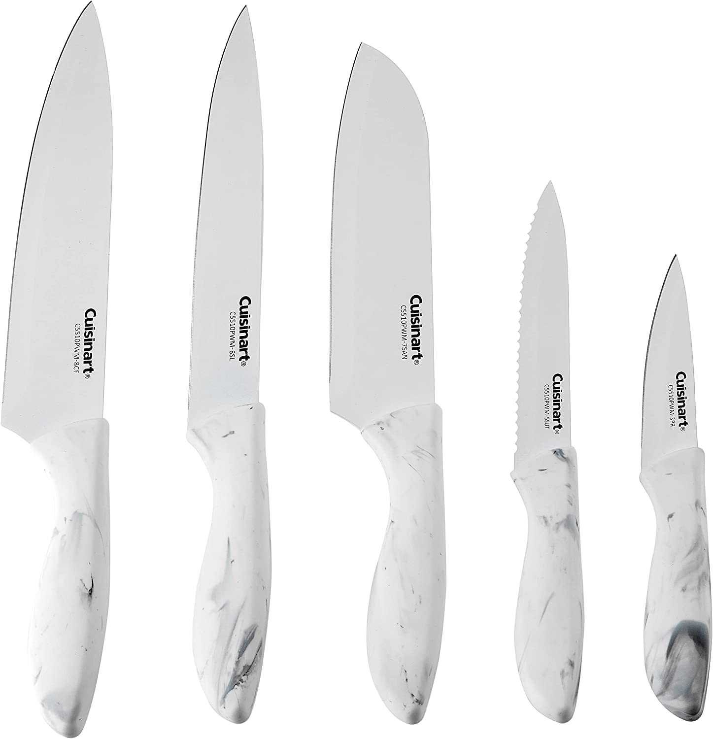 cuisinart-c55-10pwm-ceramic-coated-10-piece-knife-set-with-blade-guards-faux-mar image 3