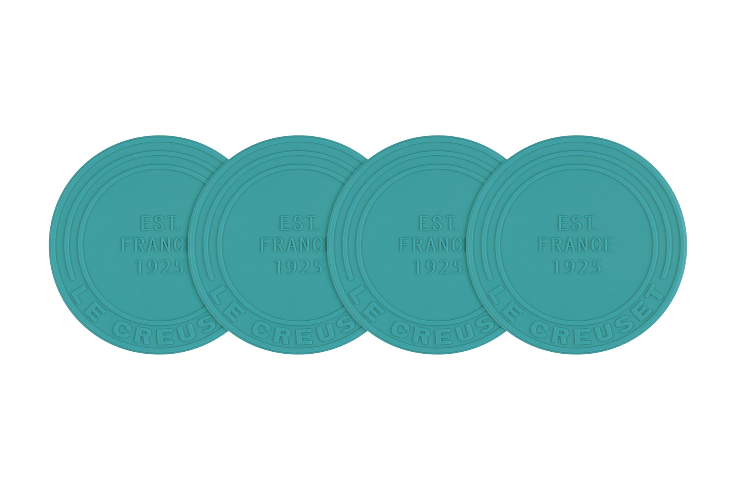 le-creuset-silicone-coasters-set-of-4-cerise-heat-resistant-to-482-f image 5