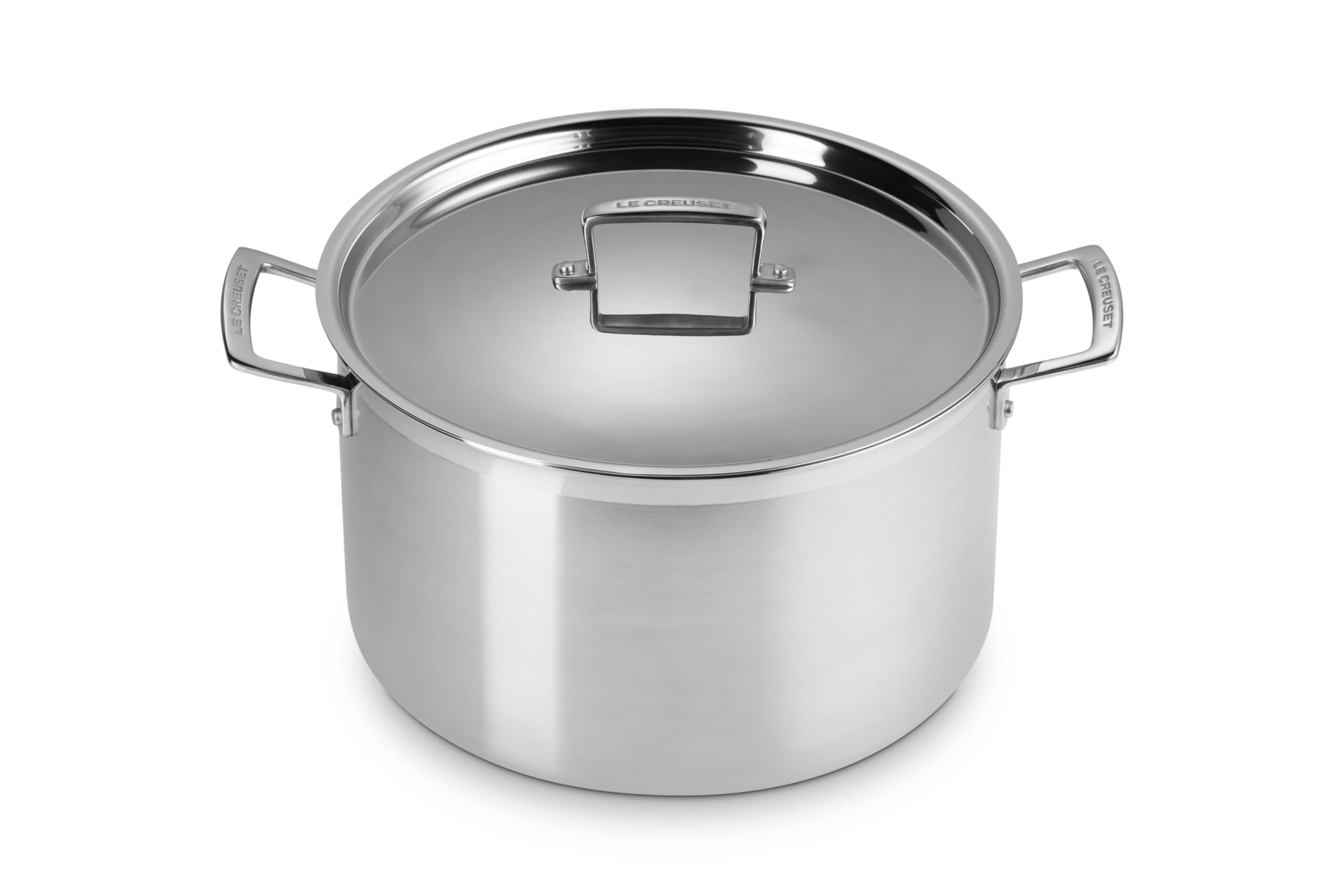 le-creuset-classic-3-ply-stainless-steel-stockpot-10-qt image 1