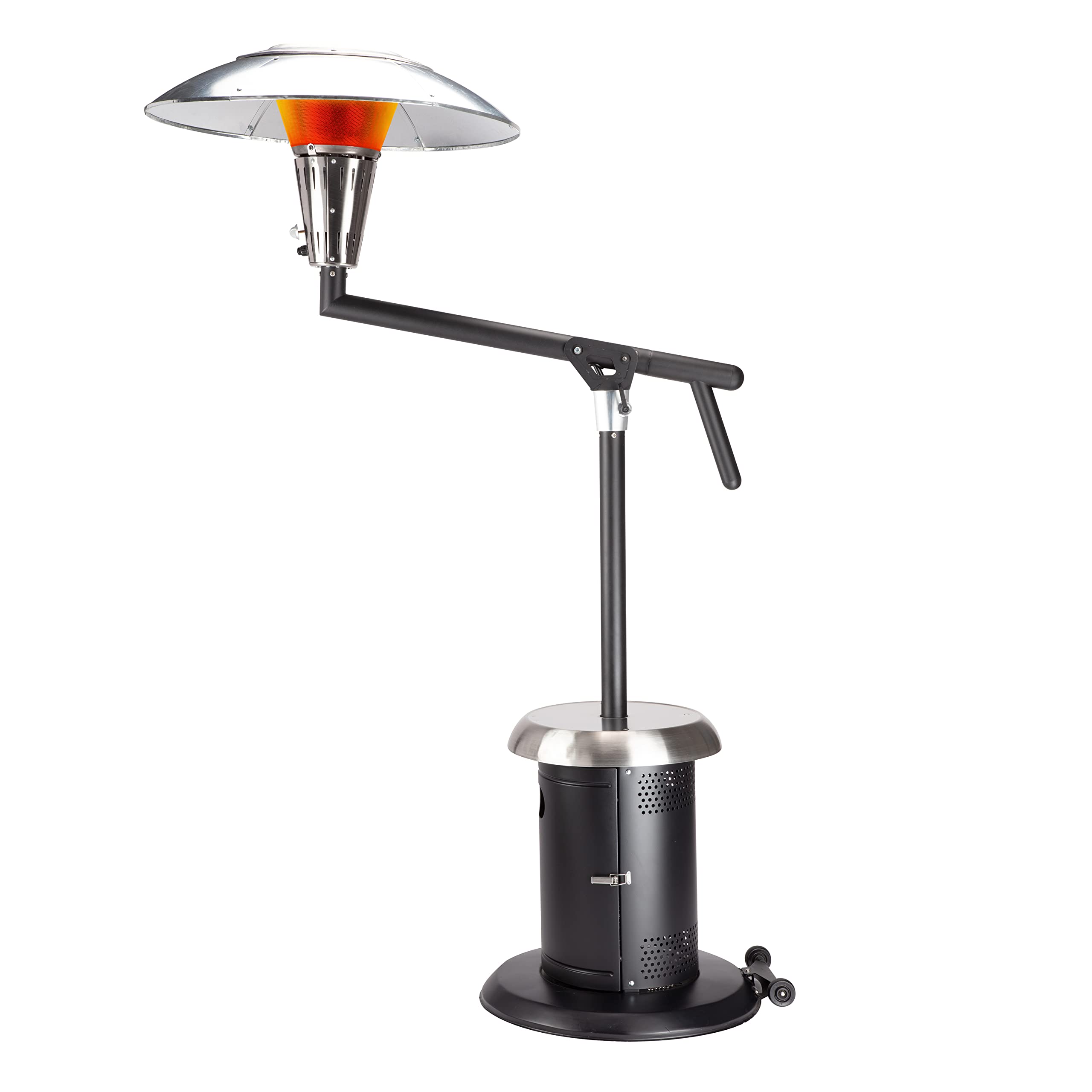 cuisinart-perfect-position-38-200-btu-propane-patio-heater-with-drink-table image 1