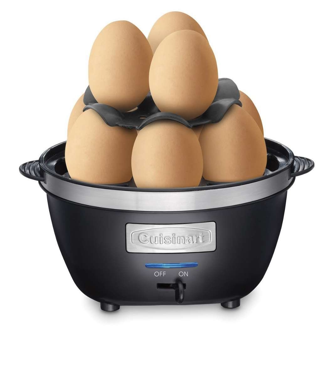 cuisinart-cec-10-egg-central-egg-cooker-10-egg-capacity-poacher-omelet-trays-bru image 2