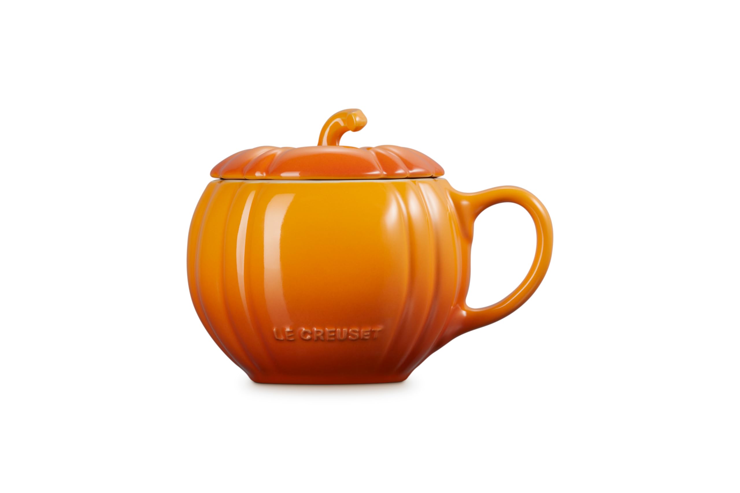le-creuset-stoneware-pumpkin-mug-with-lid-14-oz-persimmon image 4