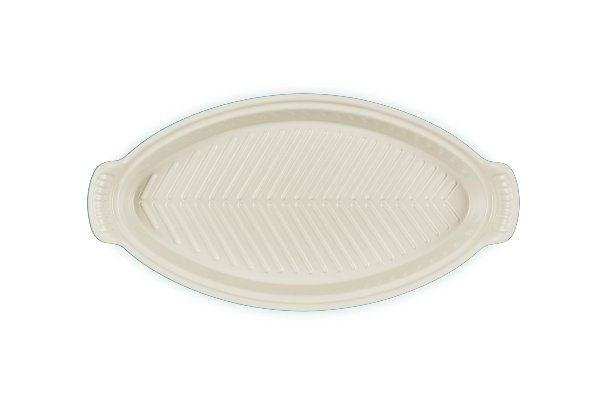 le-creuset-stoneware-heritage-fish-baker-1-7-qt-riviera image 3