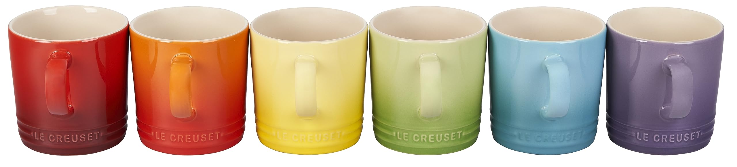 le-creuset-stoneware-set-of-6-london-mugs-12-oz-multi-color image 2
