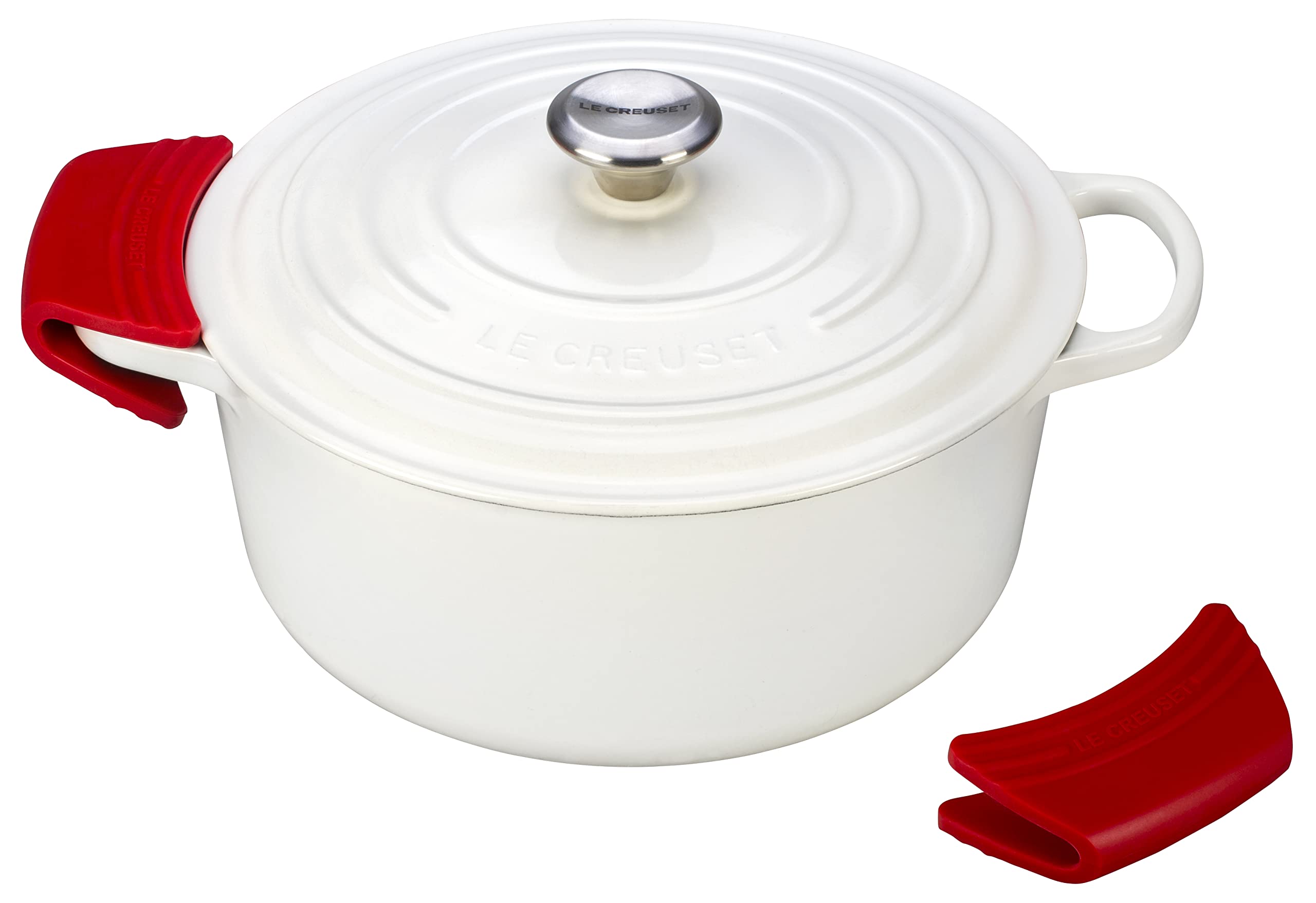 le-creuset-silicone-handle-grips-set-of-2-cerise image 3