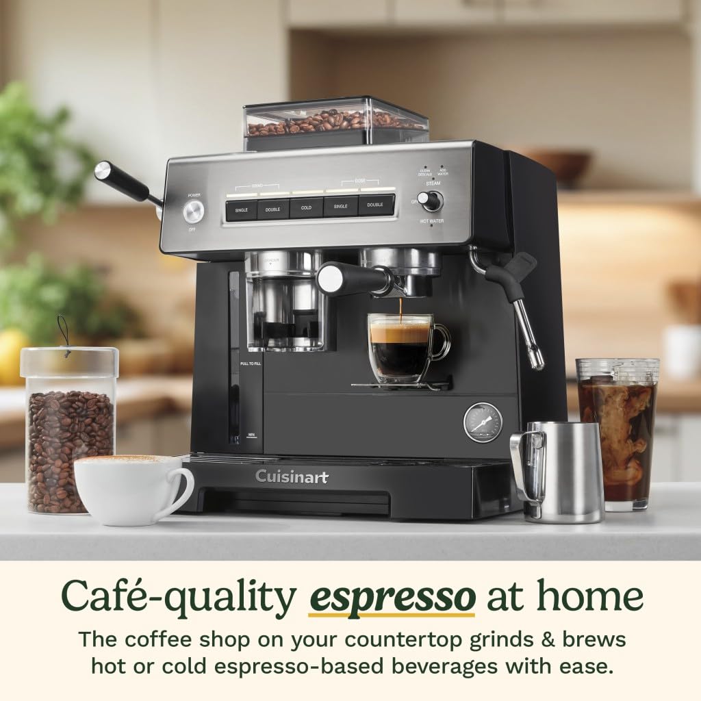 cuisinart-em-640-espresso-bar-grind-brew-espresso-machine-with-16-grind-settings image 3