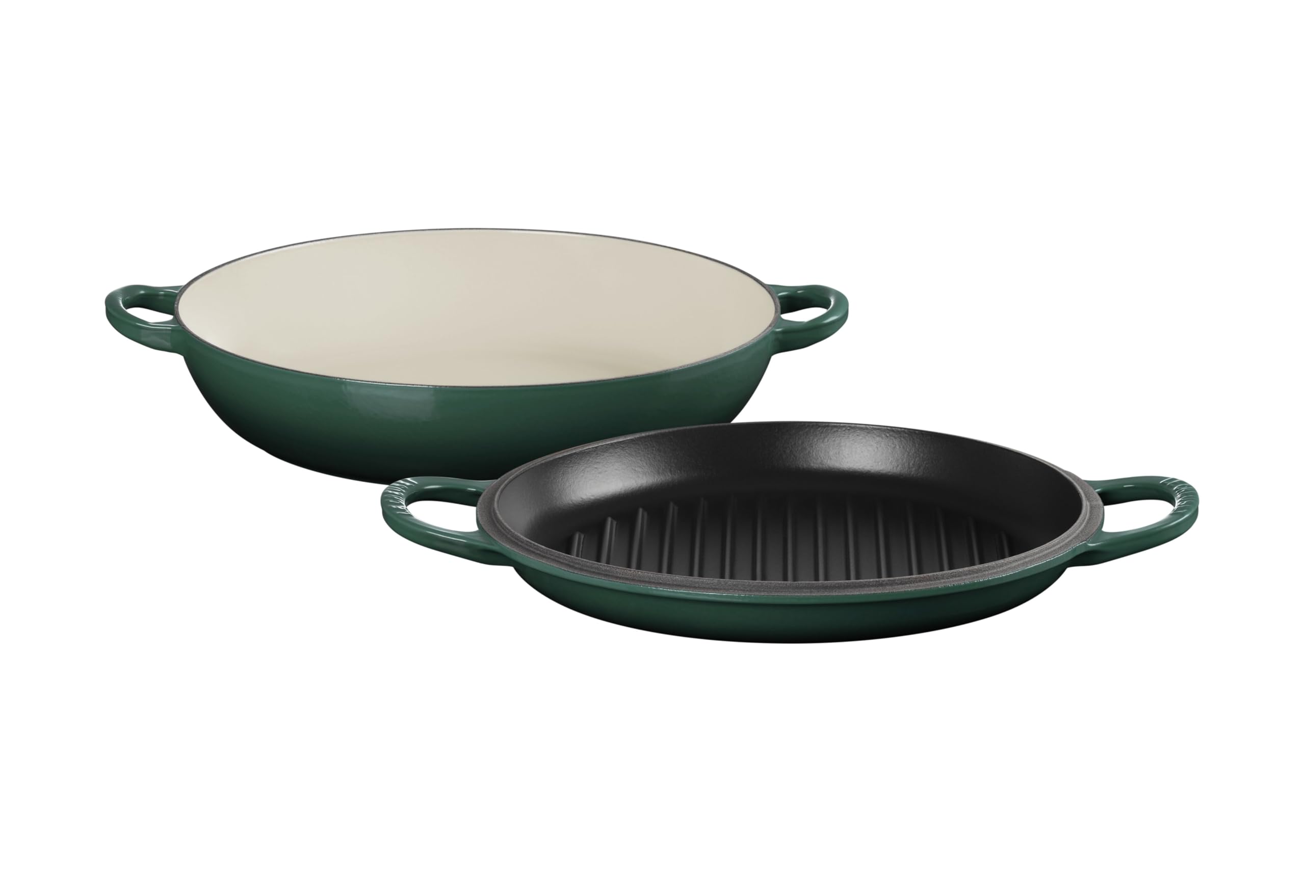le-creuset-enameled-cast-iron-multifunction-braiser-with-grill-pan-lid-3-5-qt-ar image 1