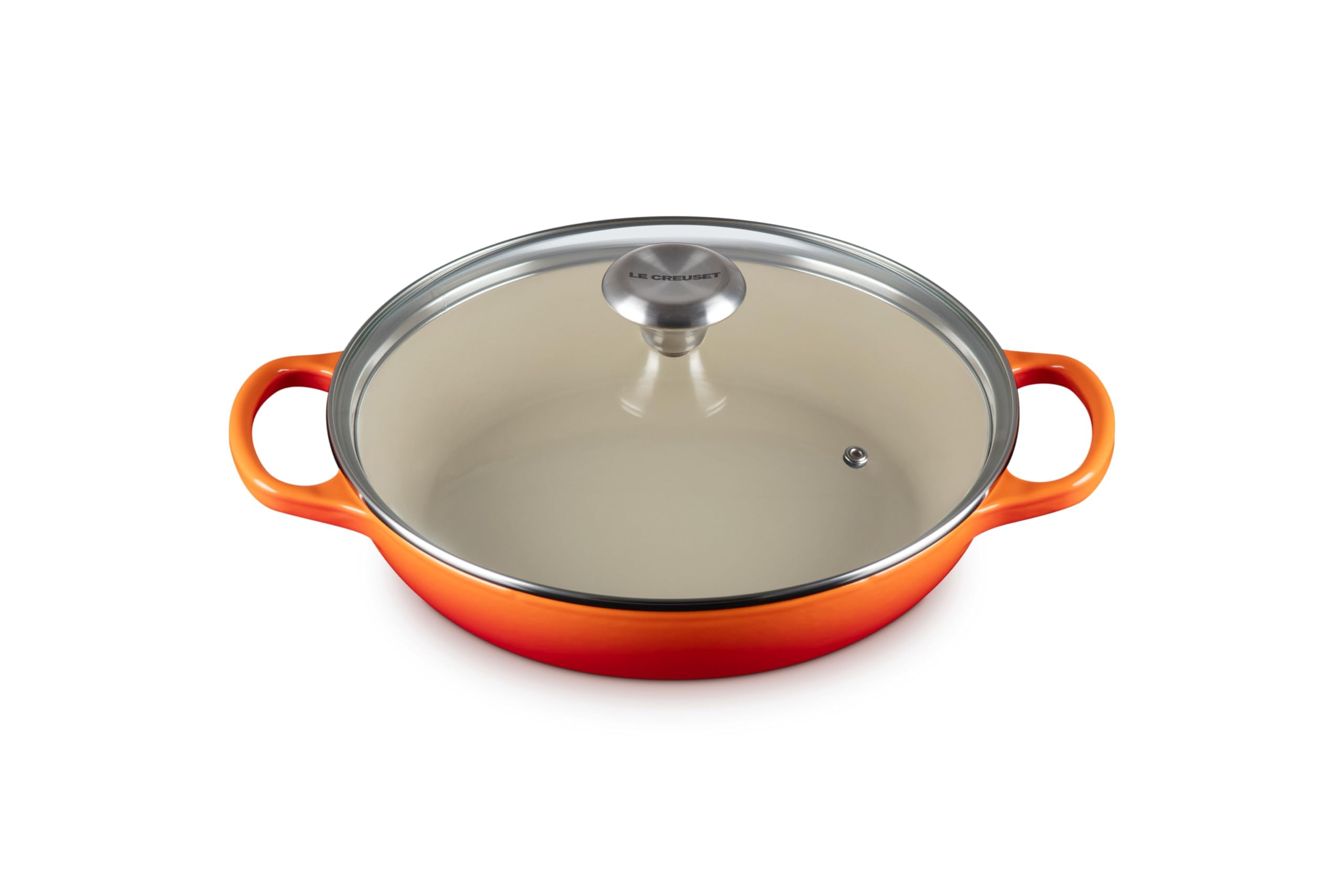 le-creuset-signature-round-braiser-with-glass-lid-2-25-qt-flame image 1
