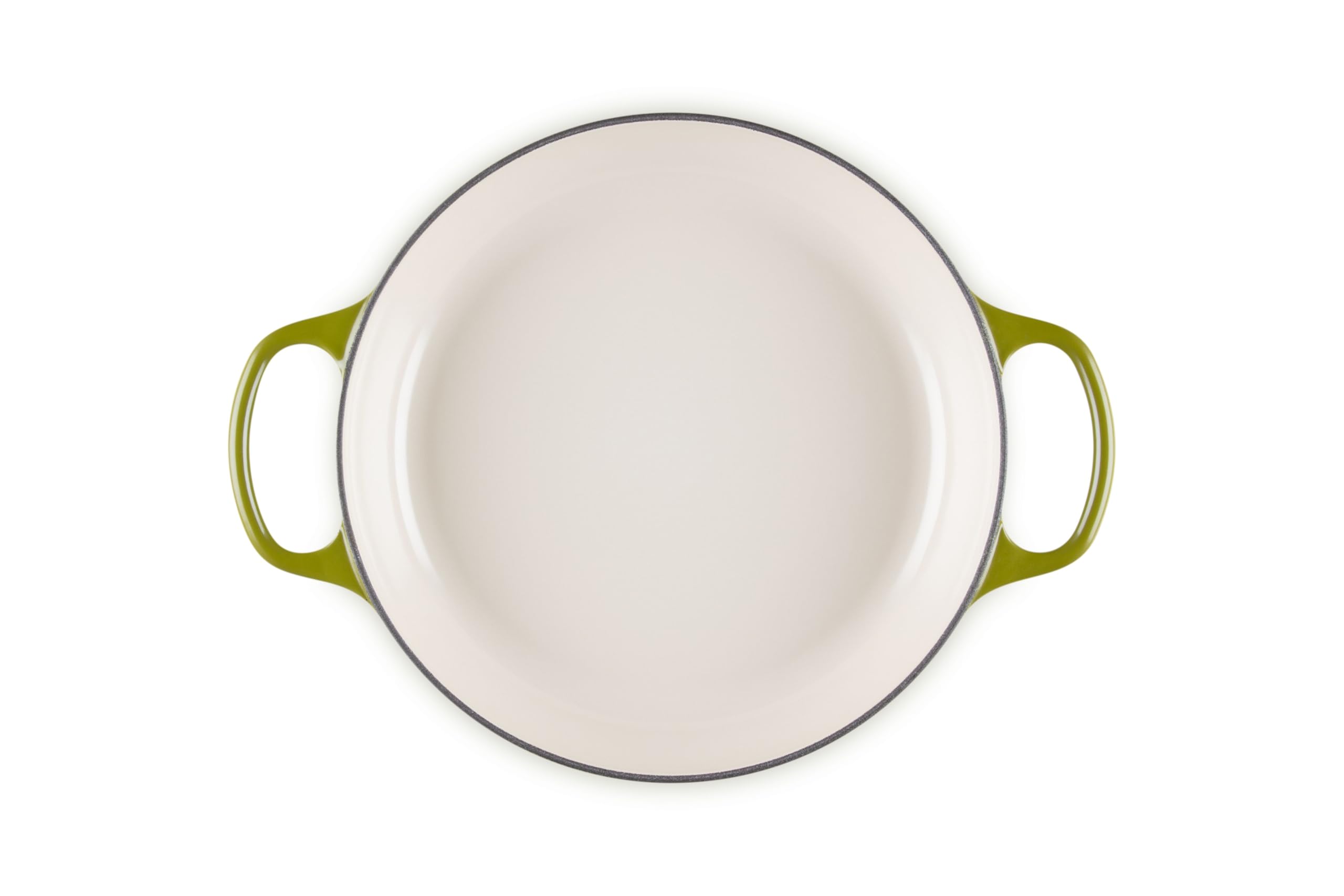 le-creuset-signature-round-braiser-with-glass-lid-and-gold-knob-2-25-qt-olive image 3