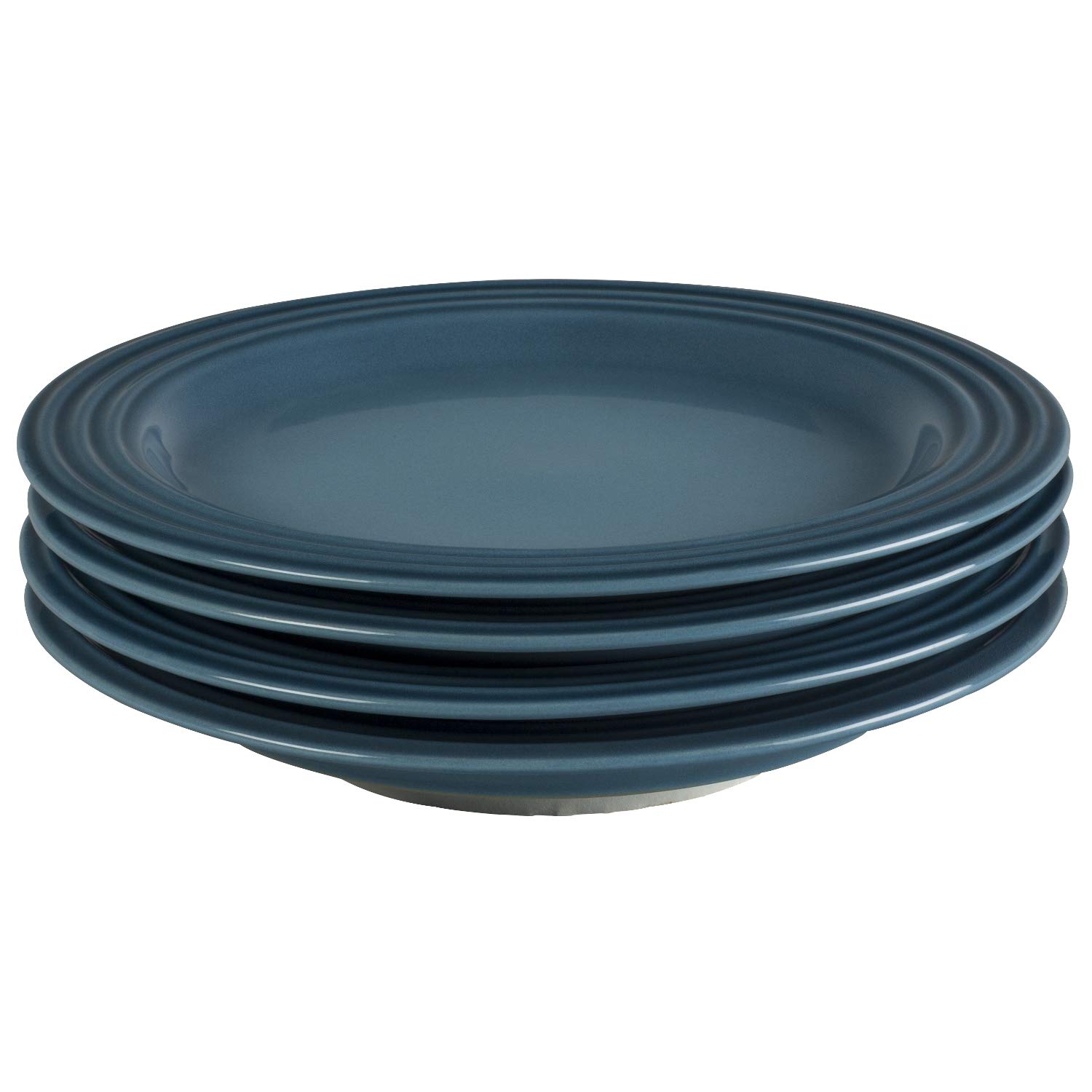 le-creuset-stoneware-set-of-4-salad-plates-8-5-inch-white image 4