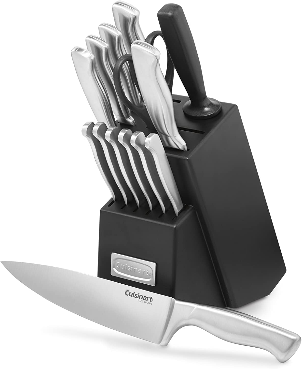 cuisinart-c77ss-15pk-15-piece-stainless-steel-hollow-handle-cutlery-block-set image 1