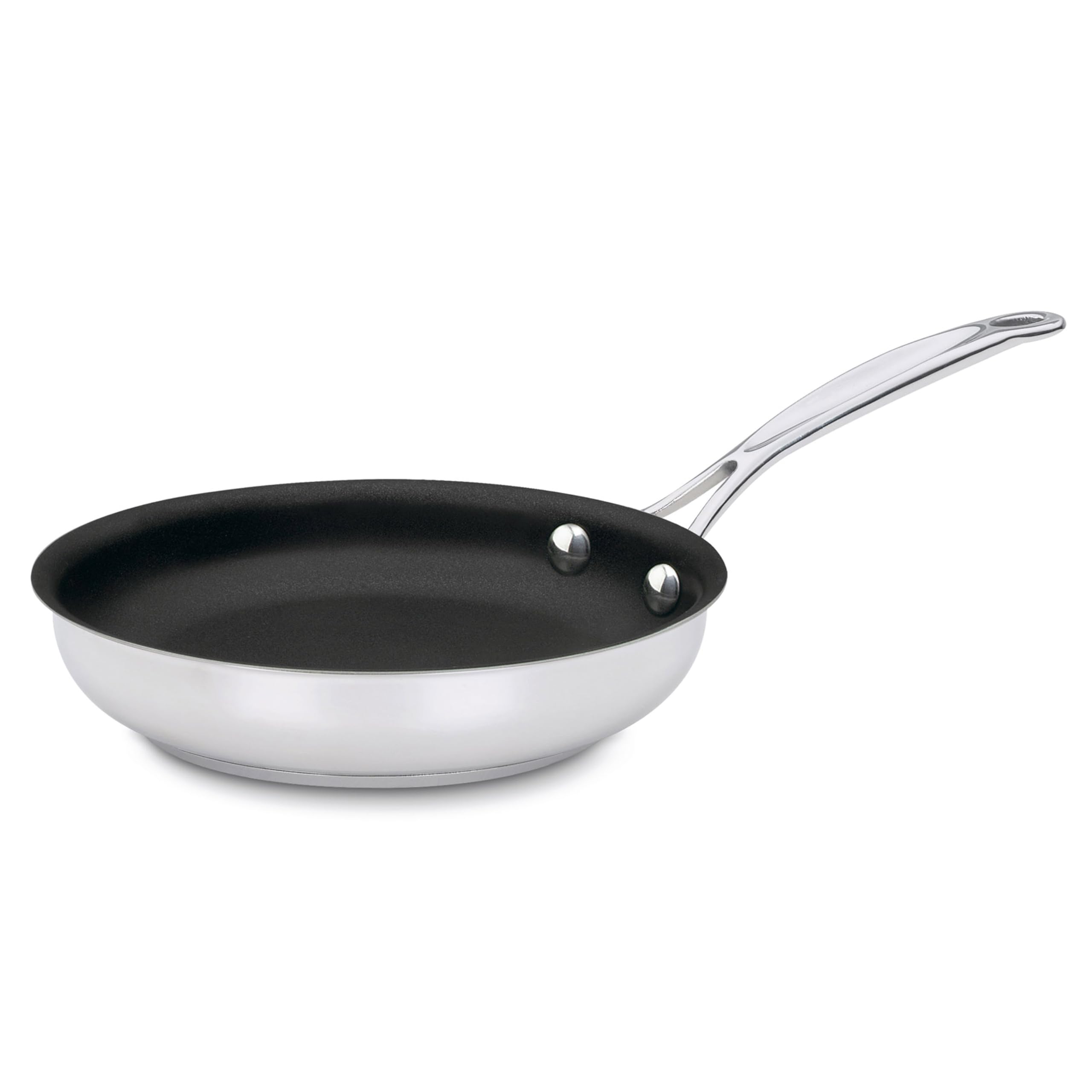 cuisinart-chef-s-classic-7-stainless-steel-nonstick-skillet-with-purelyceramic-7 image 1