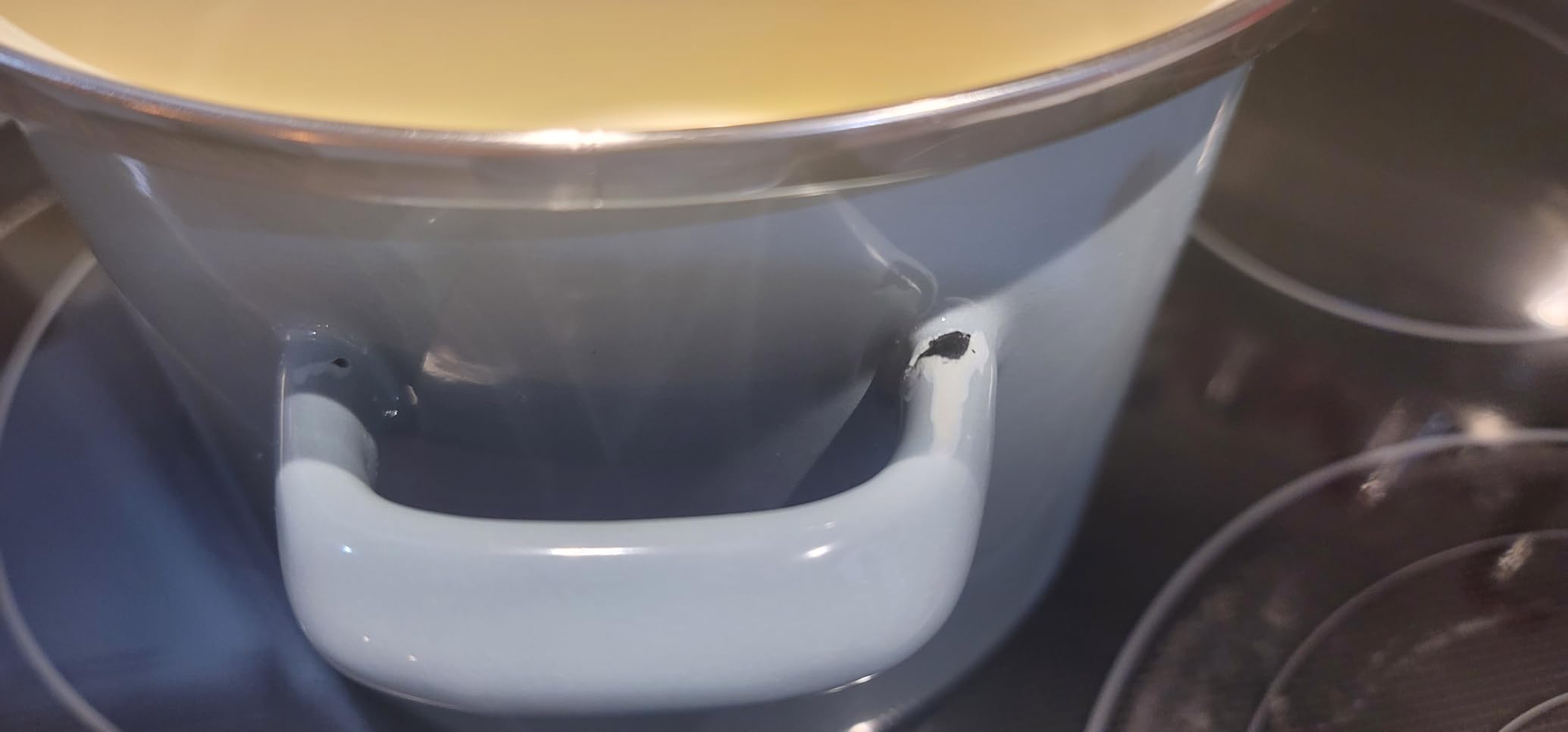 Enamel chipped