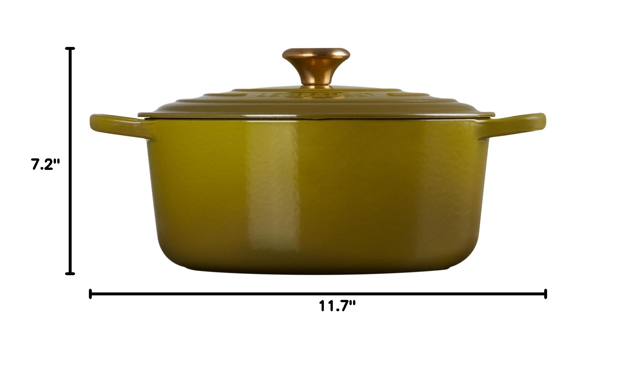 le-creuset-enameled-cast-iron-signature-round-dutch-oven-7-25-qt-olive image 8