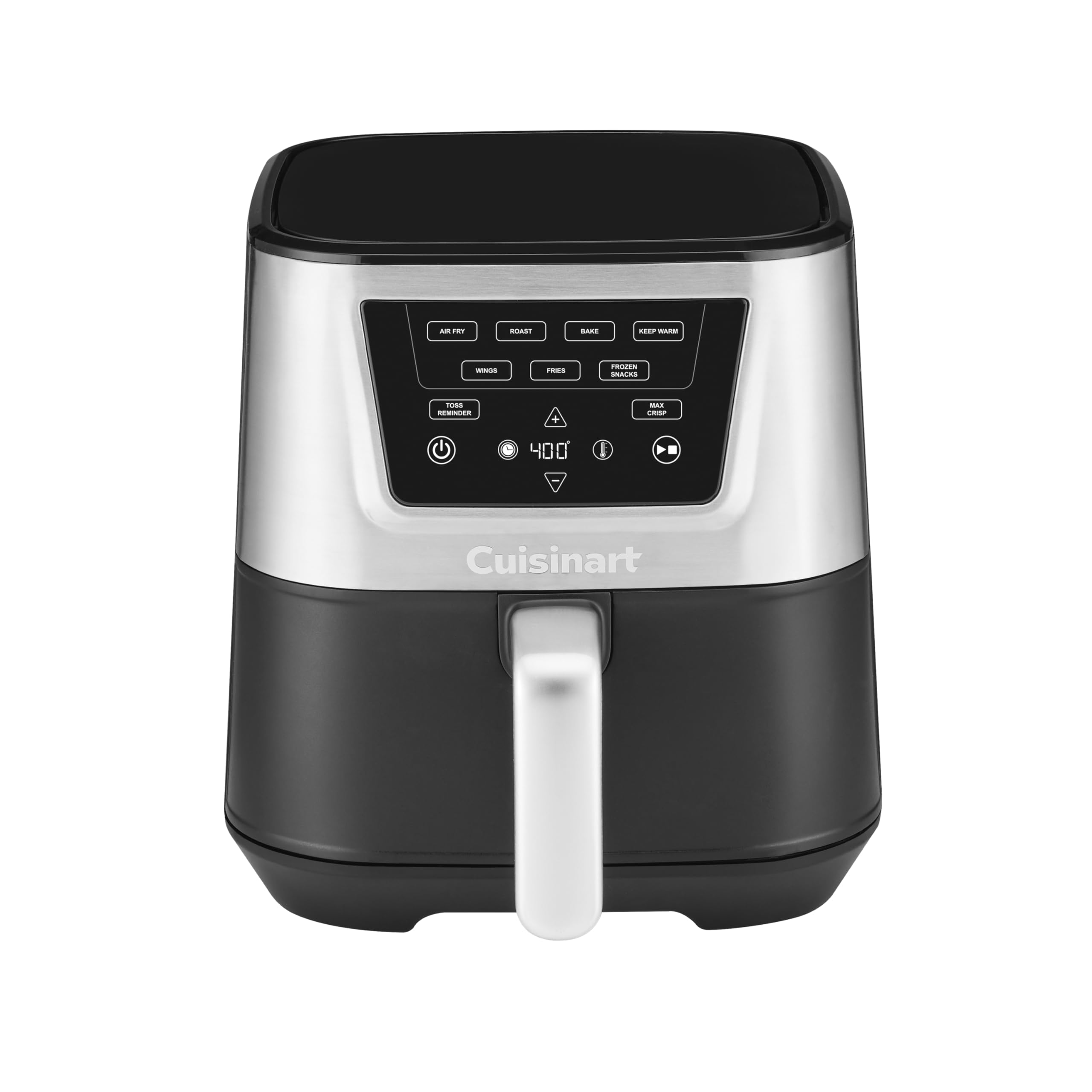 cuisinart-air-180-large-6-quart-air-fryer-with-4-cooking-functions-black-stainle image 1