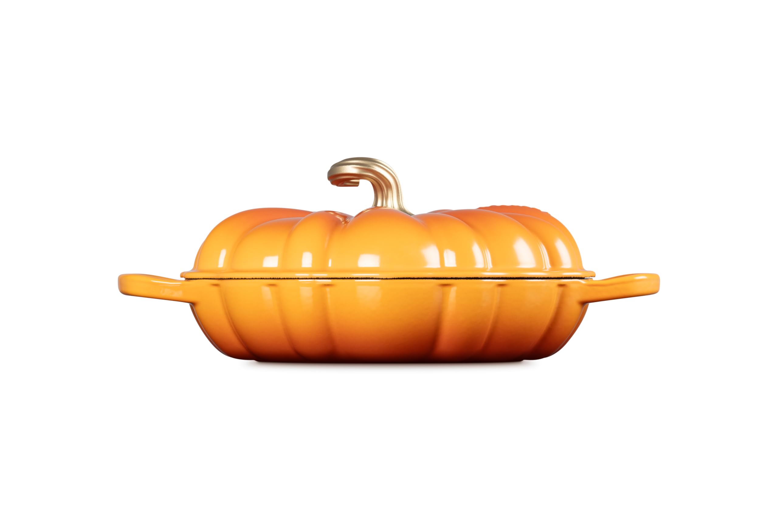 le-creuset-enameled-cast-iron-signature-pumpkin-braiser-2-75-qt-persimmon image 4
