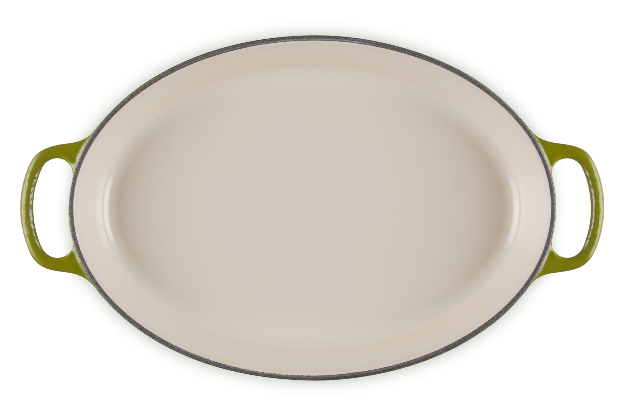 le-creuset-enameled-cast-iron-signature-oval-baker-3-qt-olive image 4