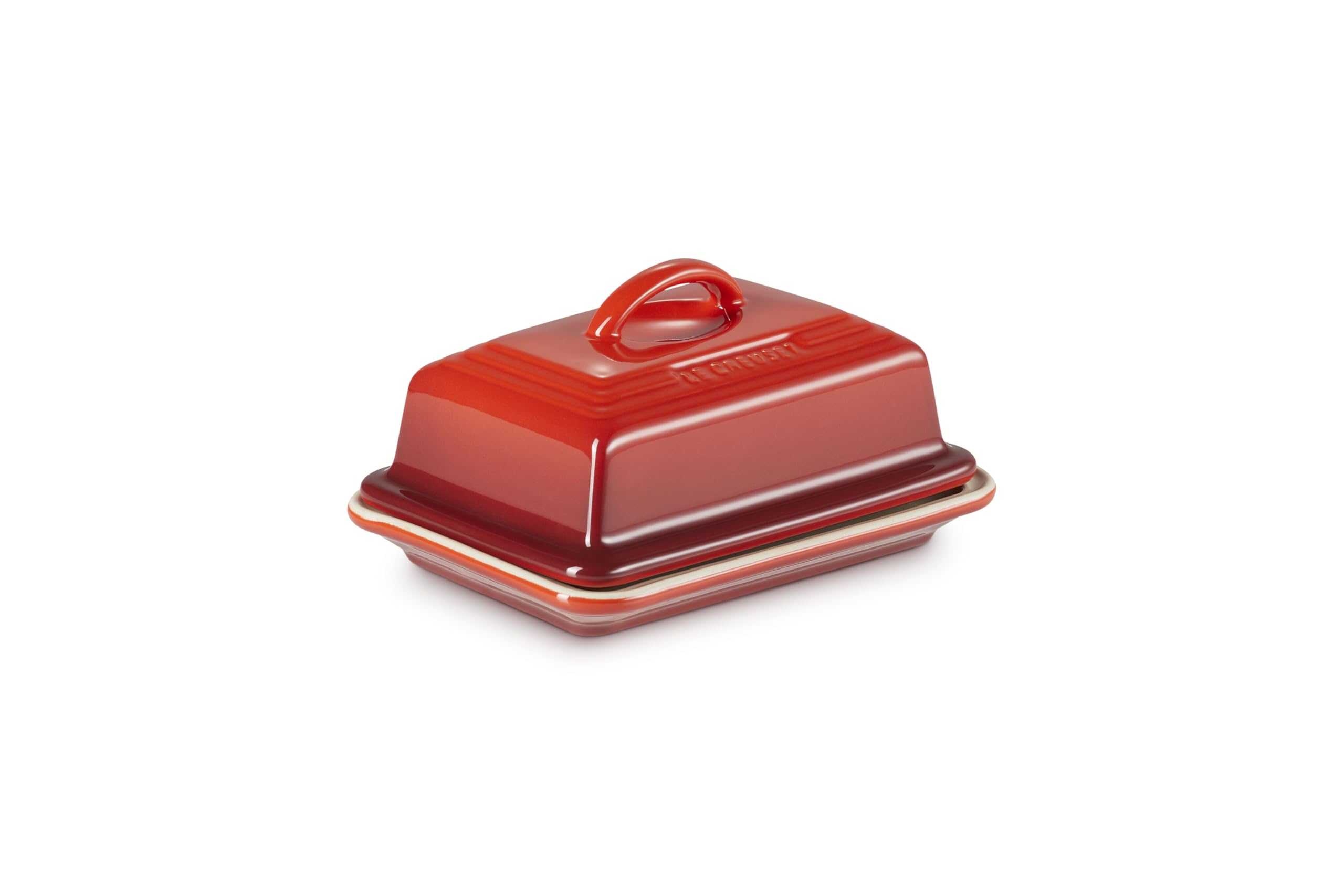 le-creuset-stoneware-european-butter-dish-white image 8