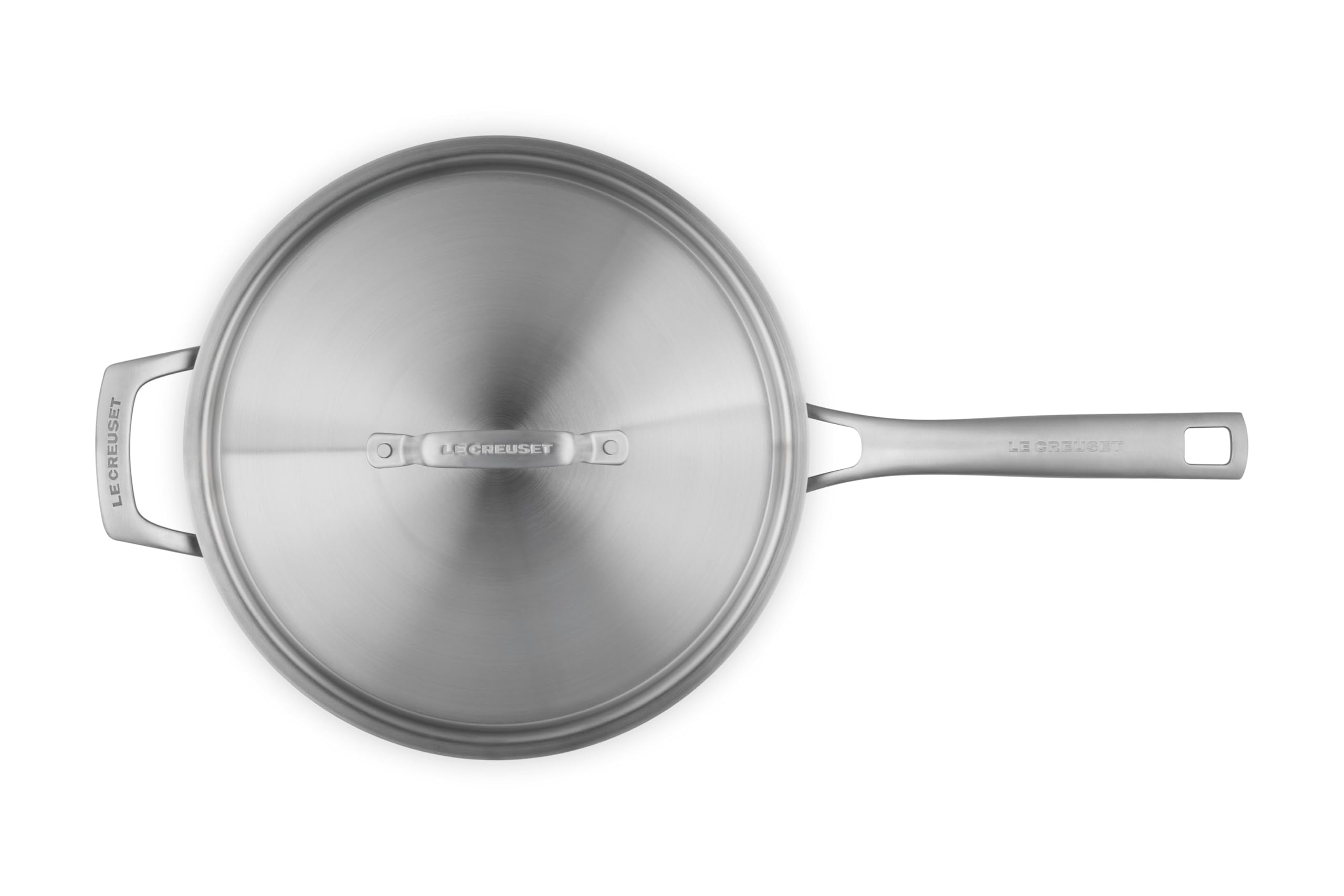 le-creuset-essential-stainless-steel-saut-pan-4-5-qt image 2