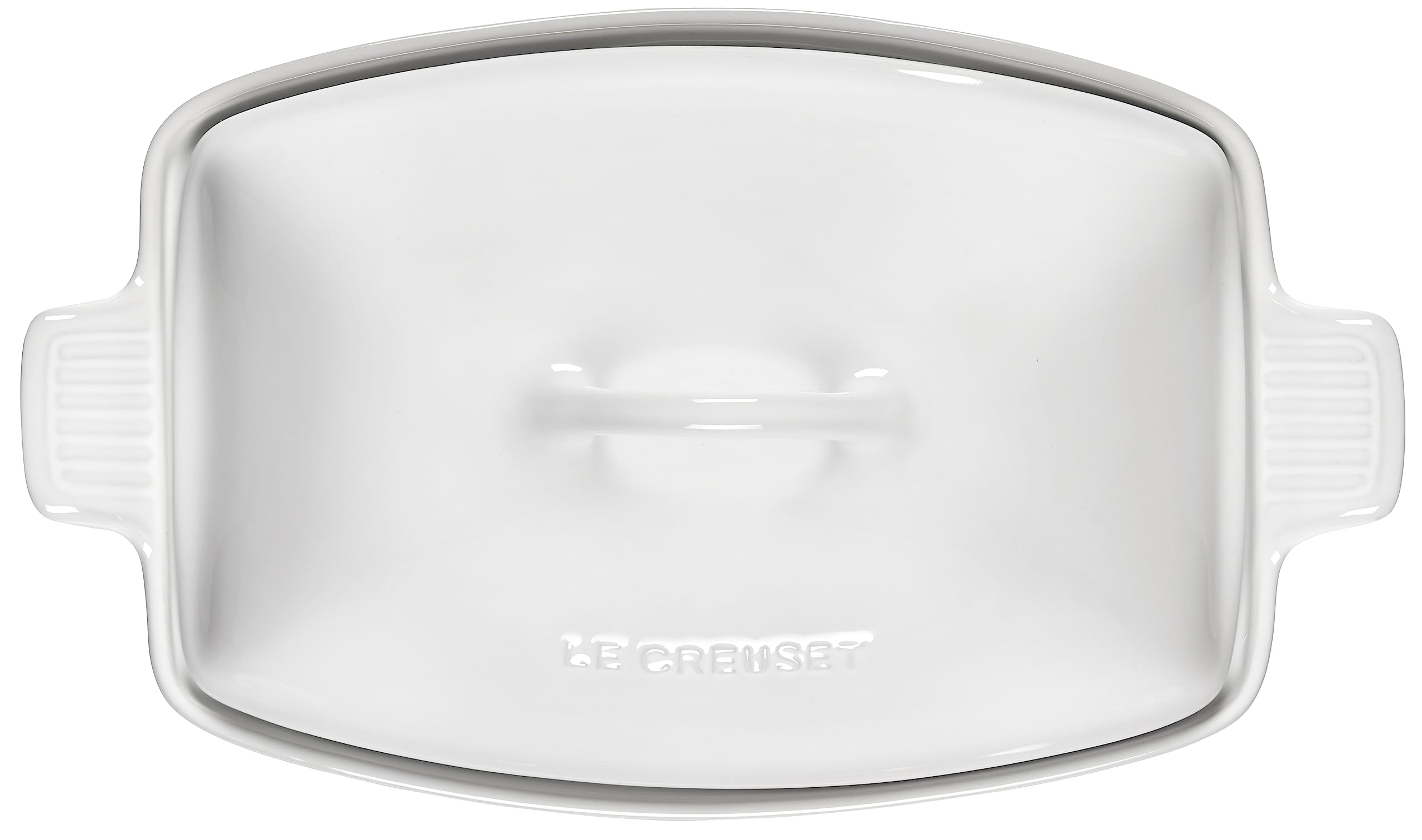 le-creuset-heritage-stoneware-deep-baker-with-lid-4-5-qt-white image 3