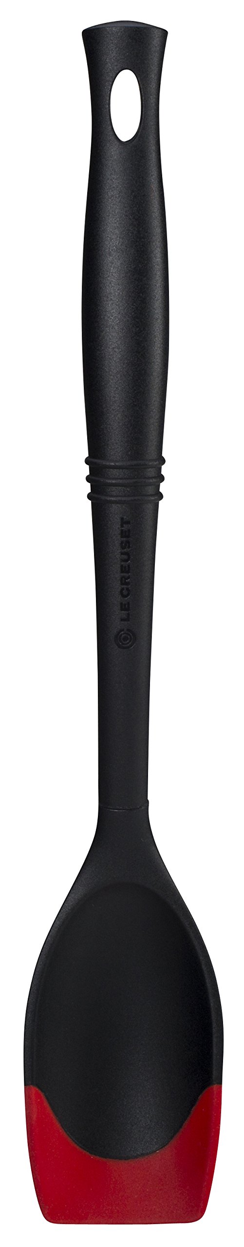 le-creuset-revolution-bi-material-slotted-spoon-13-5-inch-cerise image 4